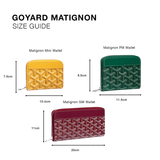 Goyard Matignon PM Wallet White