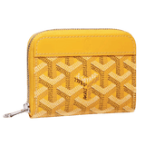 Goyard Matignon Mini Wallet Yellow