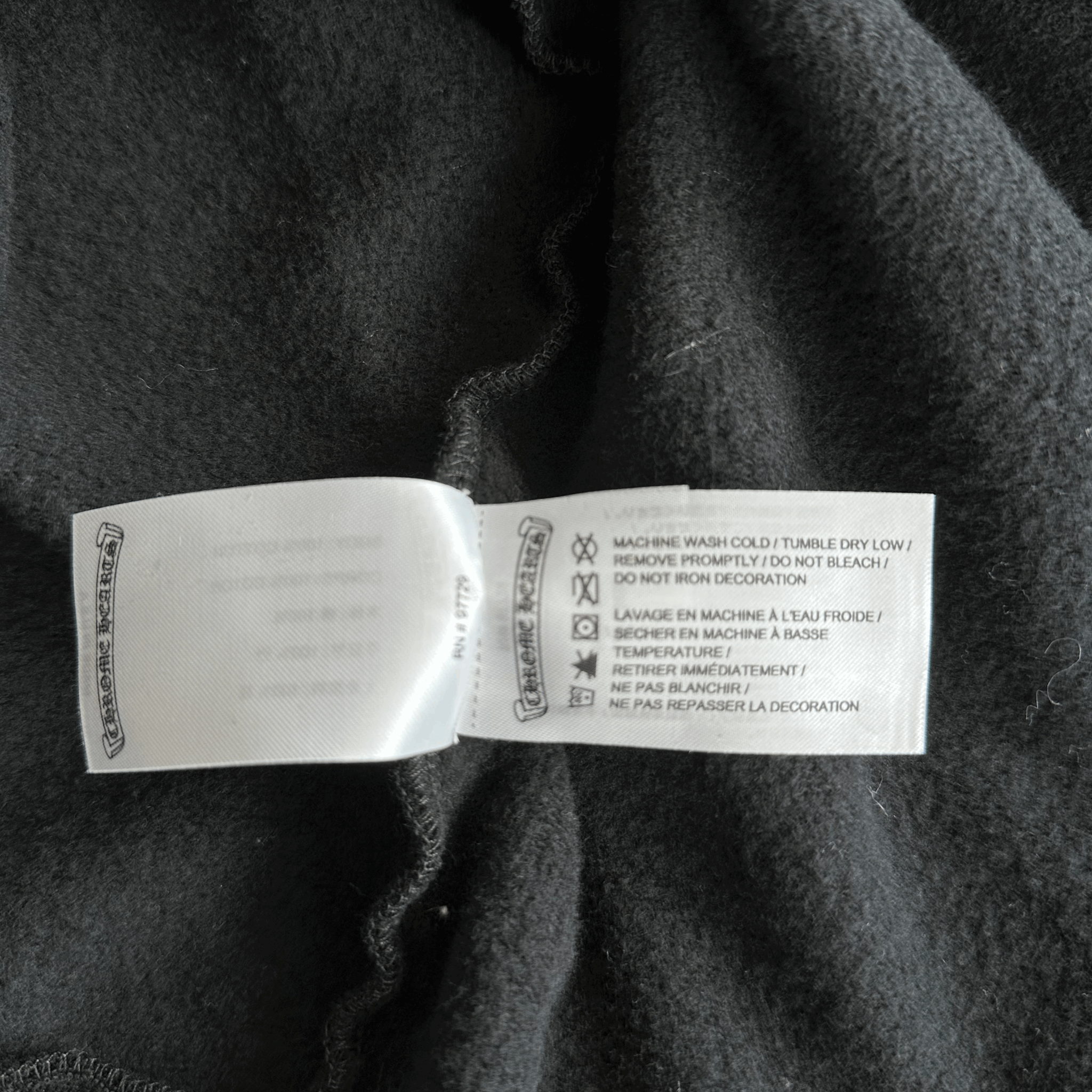 Chrome Hearts Black Multicolor Foti Zip Up Hoodie