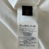 Louis Vuitton White & Blue LV Stitch Logo T-Shirt