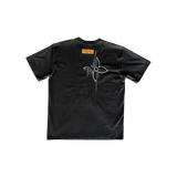 Louis Vuitton Black & White Frequency Embroidered T-Shirt