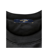 Louis Vuitton Black & White Frequency Embroidered T-Shirt