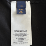 Louis Vuitton Black & White Frequency Embroidered T-Shirt