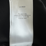 Louis Vuitton Black & White Frequency Embroidered T-Shirt