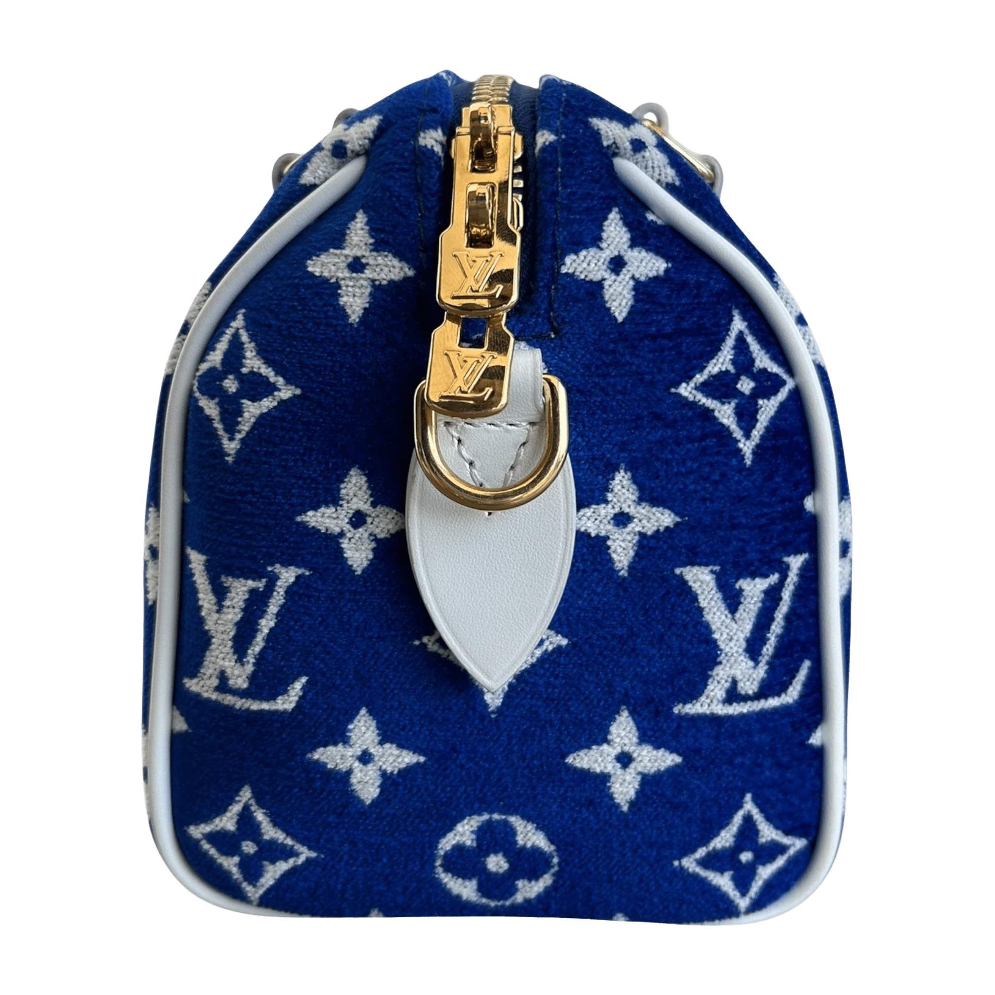 Louis Vuitton Blue & White Tennis Monogram Speedy 20 - Morely TrendsLouis Vuitton Type here:)