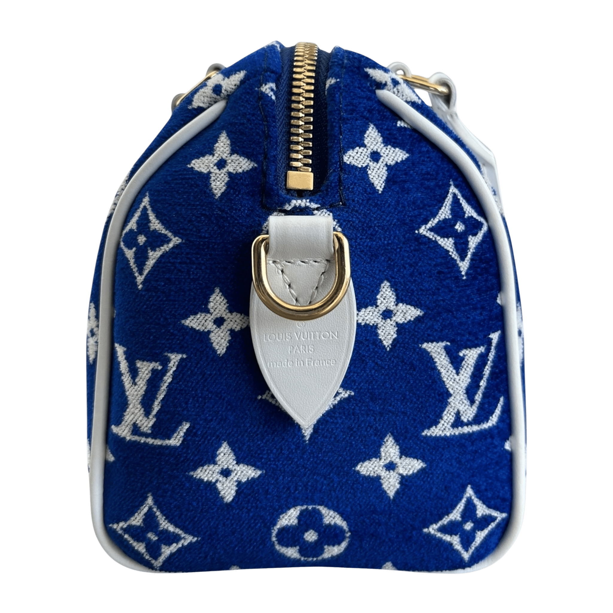 Louis Vuitton Blue & White Tennis Monogram Speedy 20 - Morely TrendsLouis Vuitton Type here:)