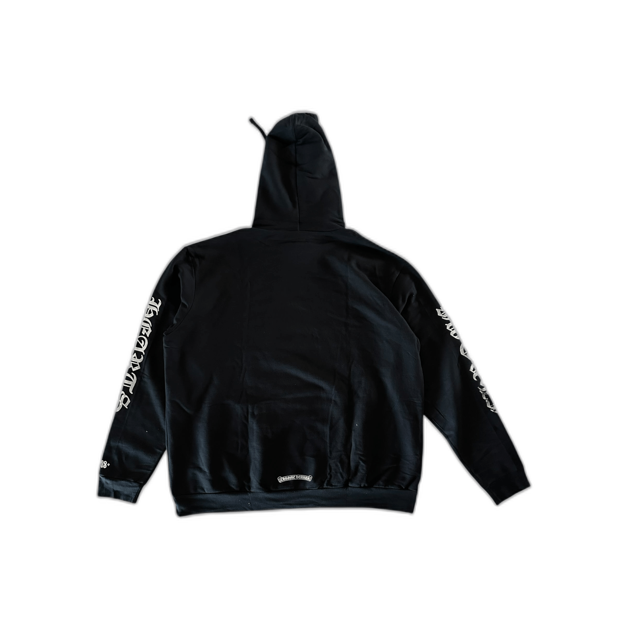 Chrome Hearts Black & Silver Script Logo Hoodie - Morely TrendsChrome Hearts Type here:)