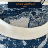 Louis Vuitton Blue & White Aquagarden Monogram T-Shirt - Morely TrendsLouis Vuitton Type here:)