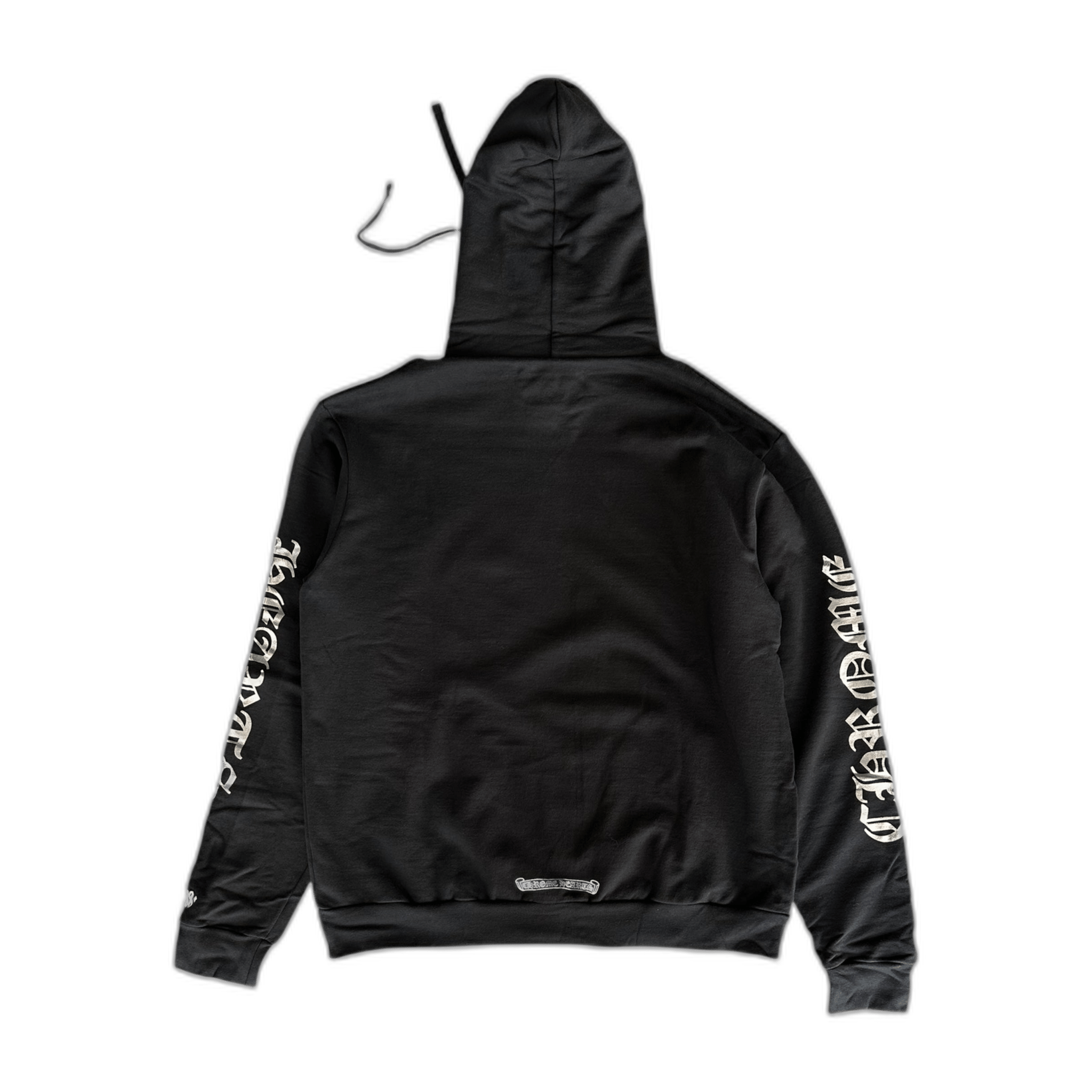Chrome Hearts Black & Silver Script Logo Hoodie - Morely TrendsChrome Hearts Type here:)