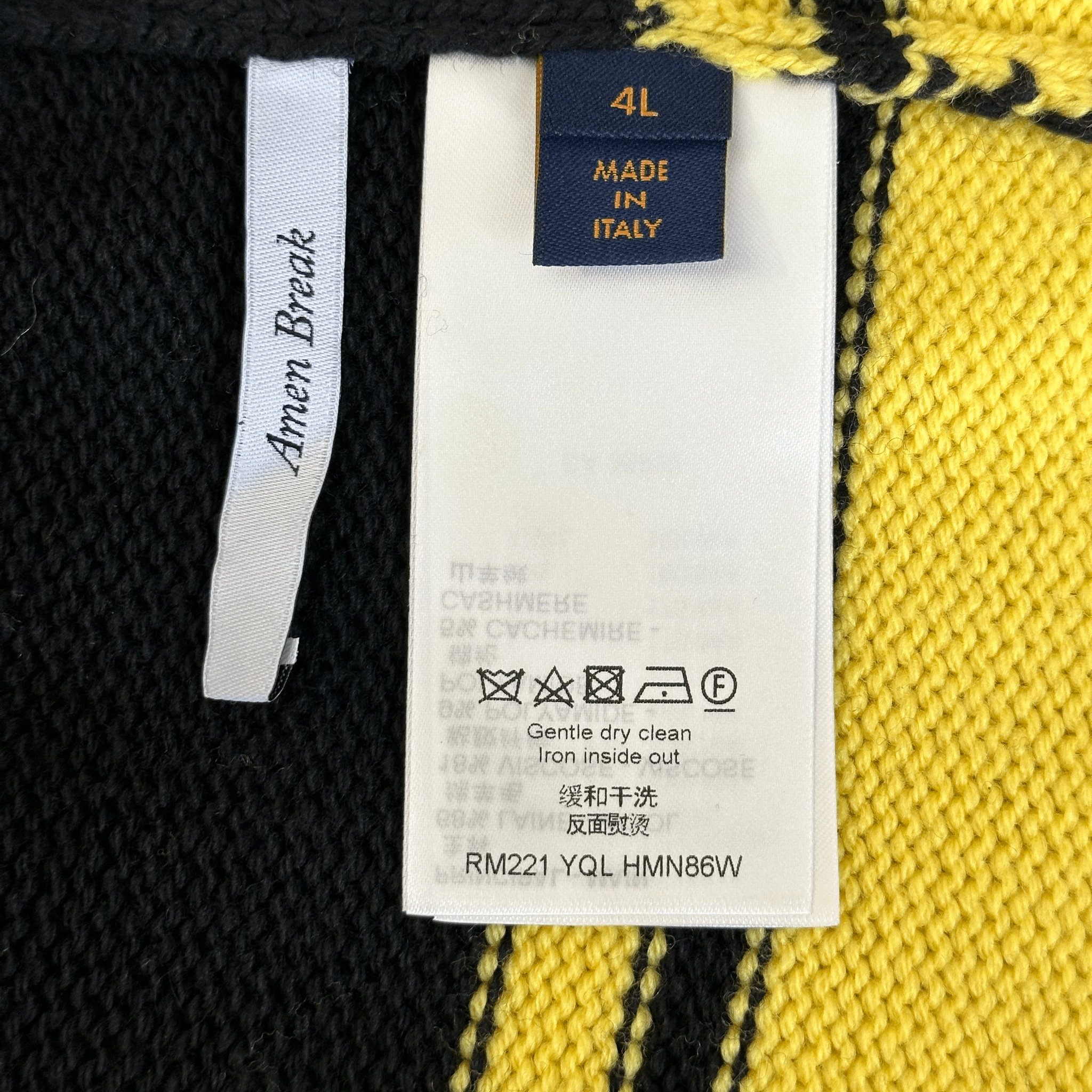 Louis Vuitton Black & Yellow Knit Jersey - Morely TrendsLouis Vuitton Type here:)