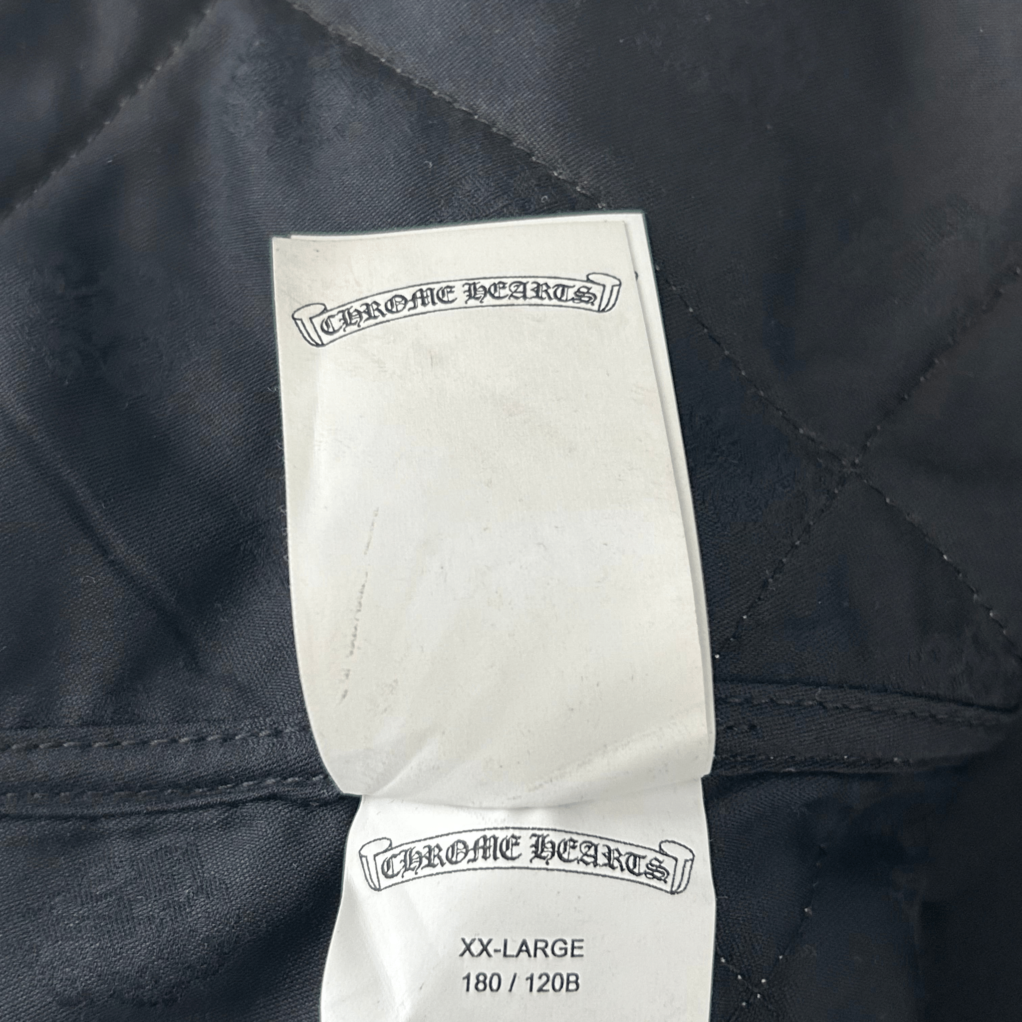Chrome Hearts Grey Quilted Button Up Jacket - Morely TrendsChrome Hearts Type here:)