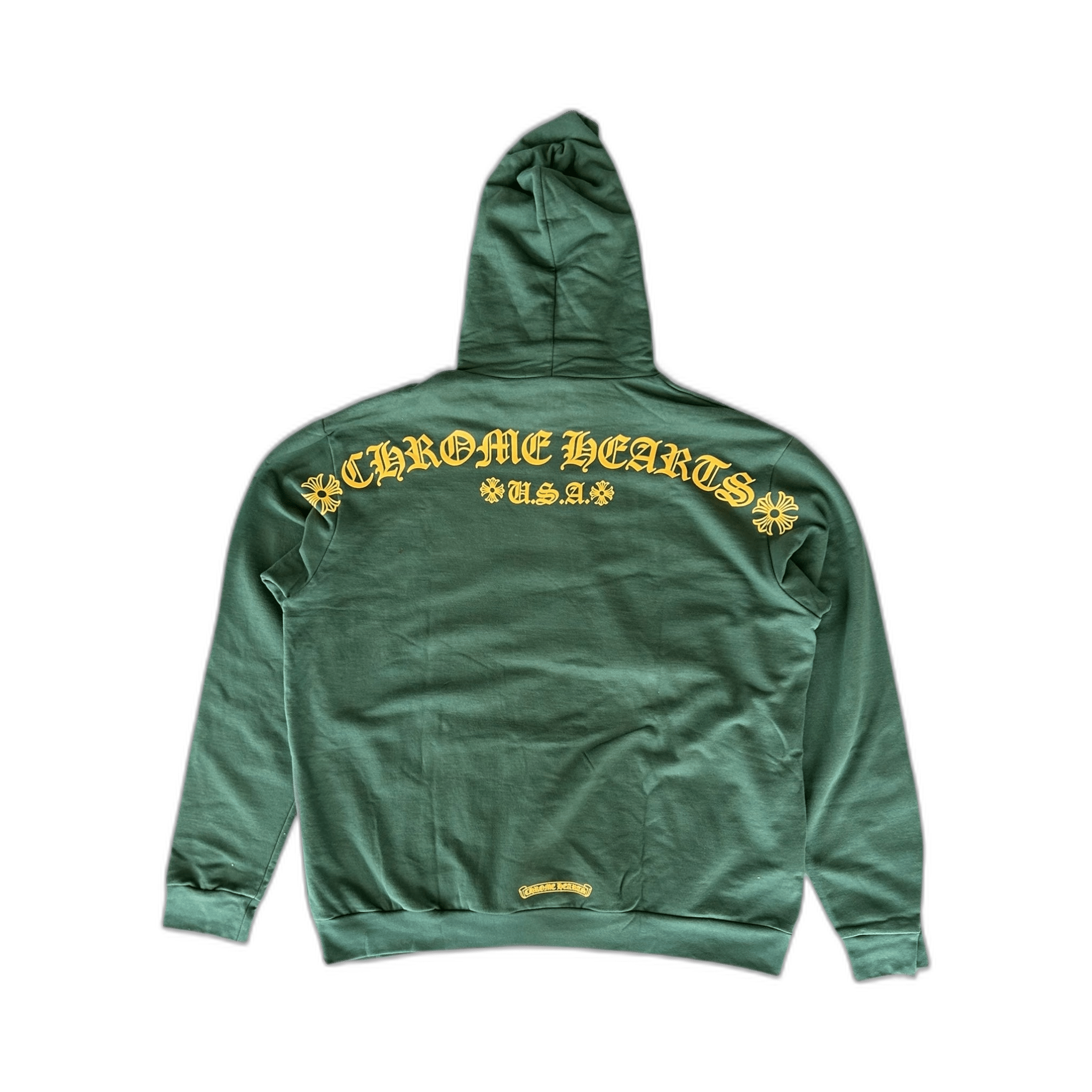 Chrome Hearts Green & Yellow T - Bar Logo Hoodie - Morely TrendsChrome Hearts Type here:)