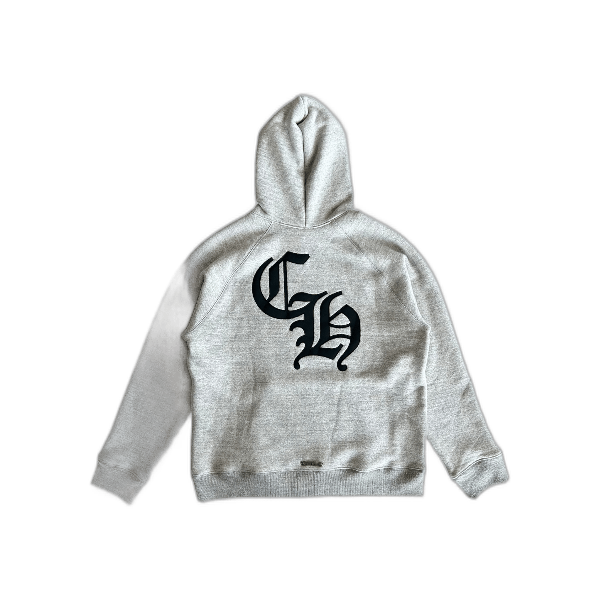 Chrome Hearts Grey & Black Triple Cross CH Logo Embroidered Hoodie - Morely TrendsChrome Hearts Type here:)
