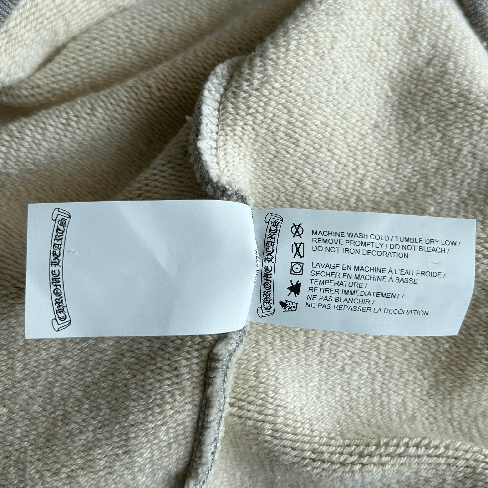Chrome Hearts Grey & Black Triple Cross CH Logo Embroidered Hoodie - Morely TrendsChrome Hearts Type here:)
