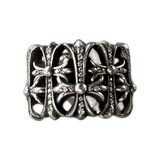 Chrome Hearts Silver & Diamond Cemetery Ring - Morely TrendsChrome Hearts Type here:)