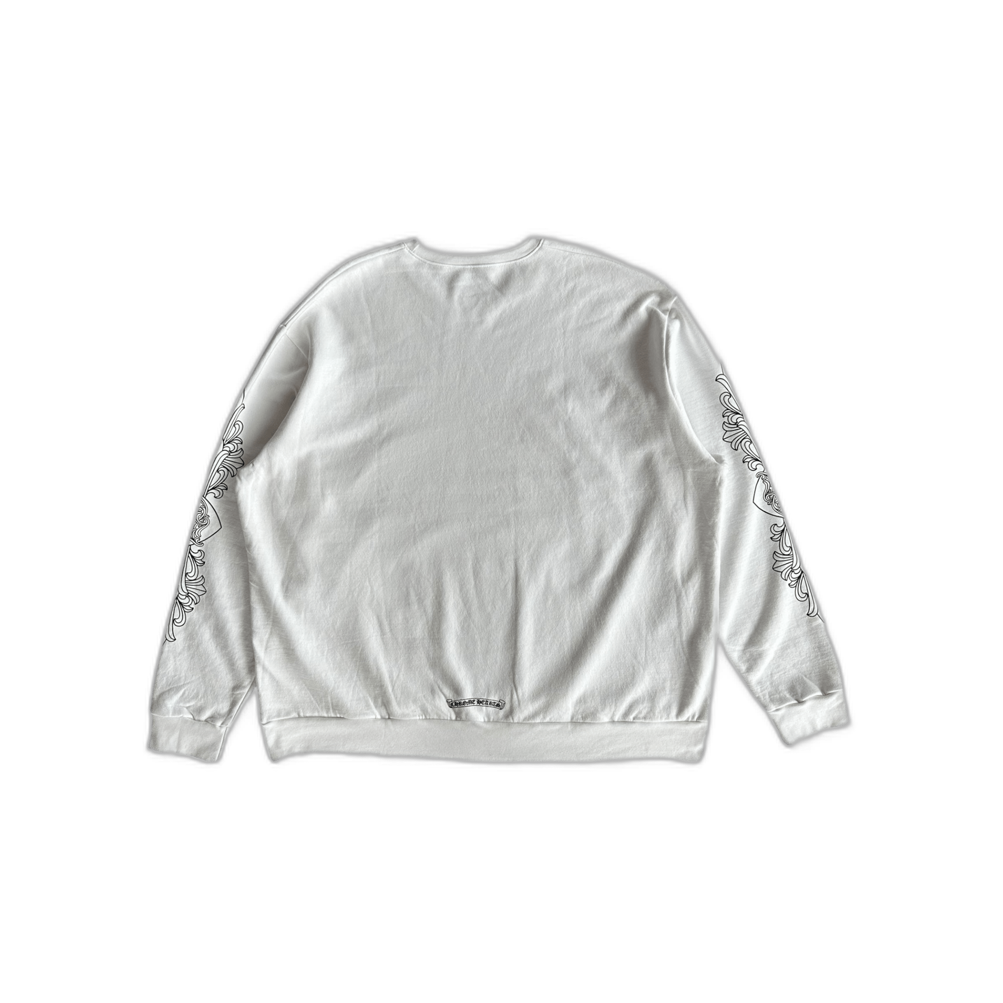 Chrome Hearts White & Black Love You Neck Logo Sweater - Morely TrendsChrome Hearts Type here:)
