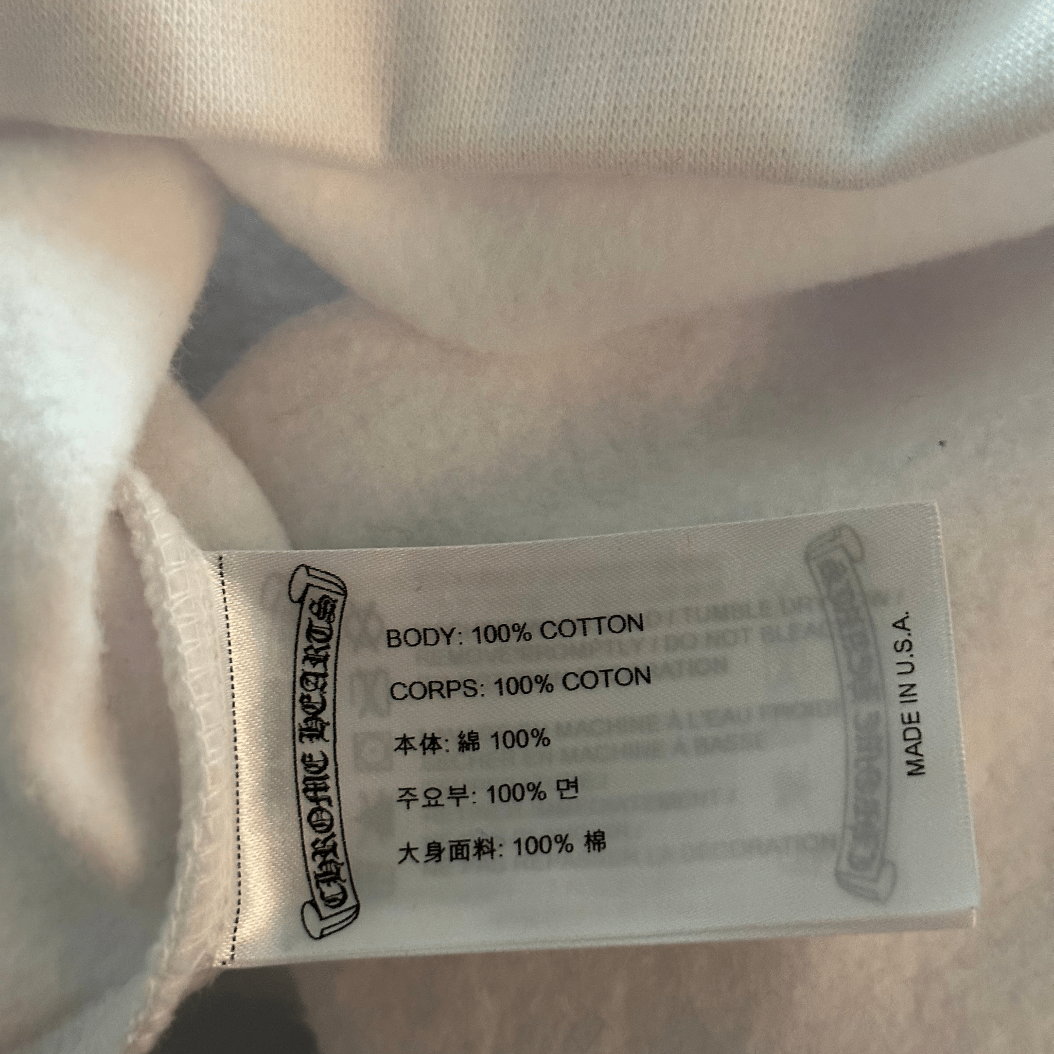 Chrome Hearts White & Black Love You Neck Logo Sweater - Morely TrendsChrome Hearts Type here:)