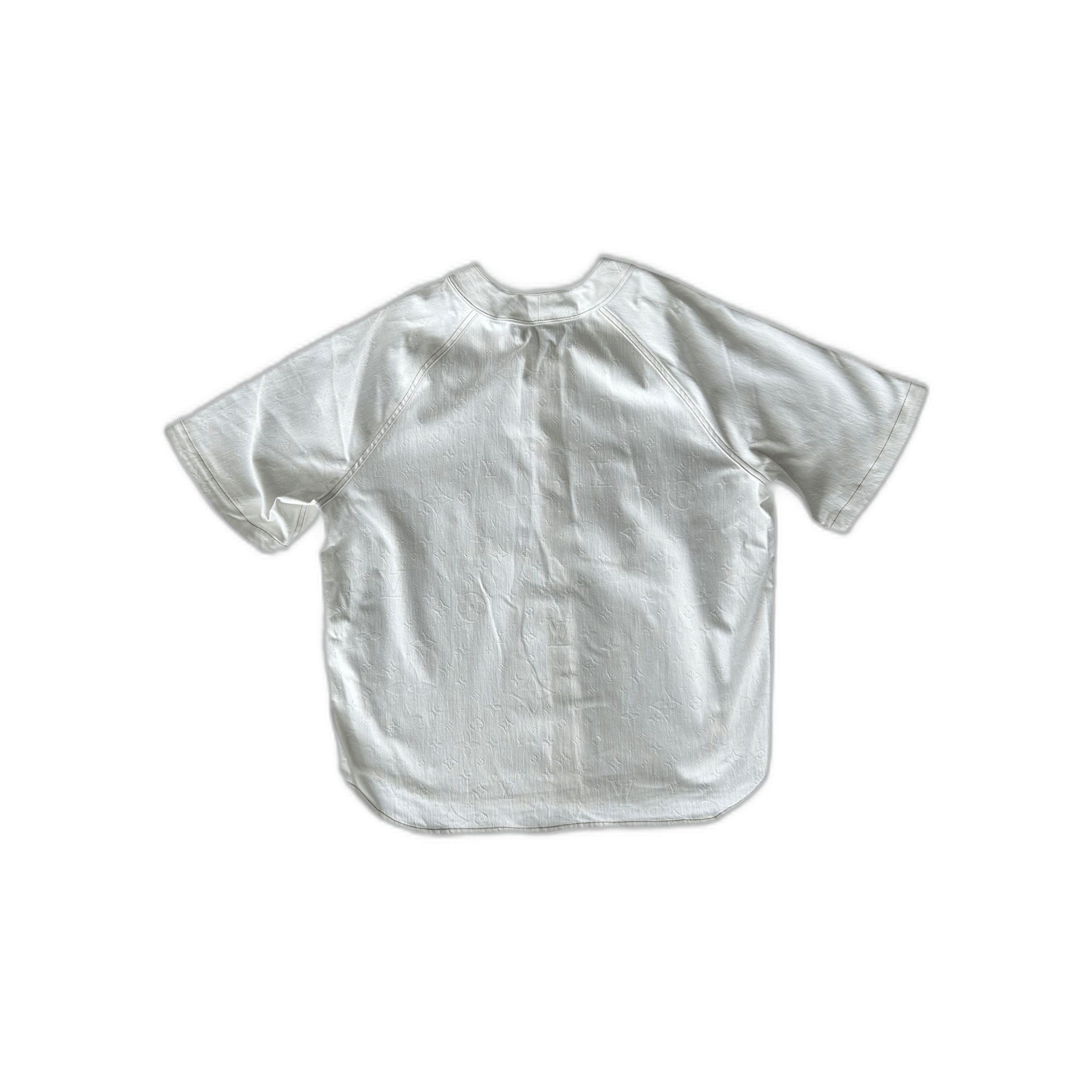 Louis Vuitton White Monogram Baseball Jersey - Morely TrendsLouis Vuitton Type here:)