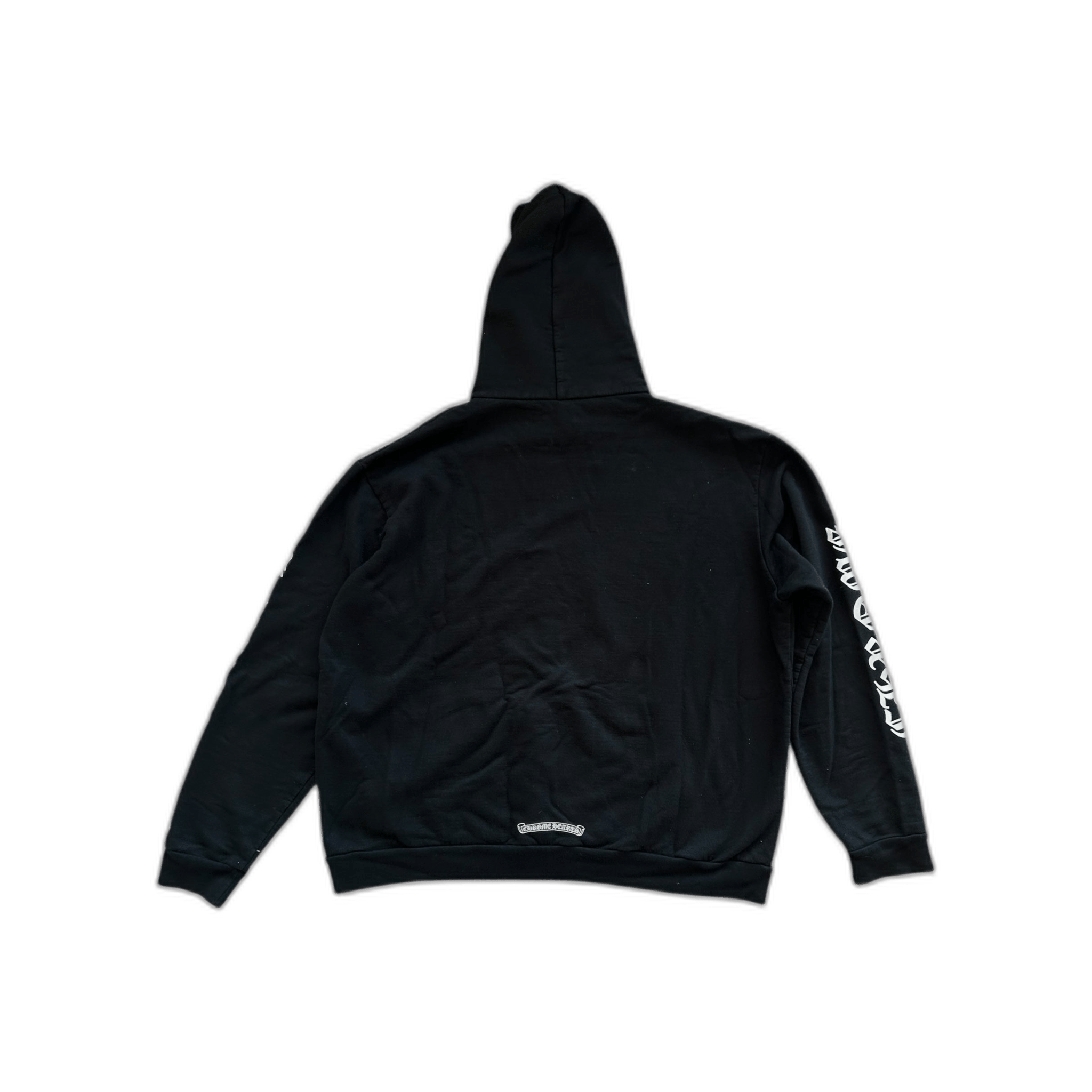 Chrome Hearts Black & White 1988 Script Logo Hoodie - Morely TrendsChrome Hearts Type here:)