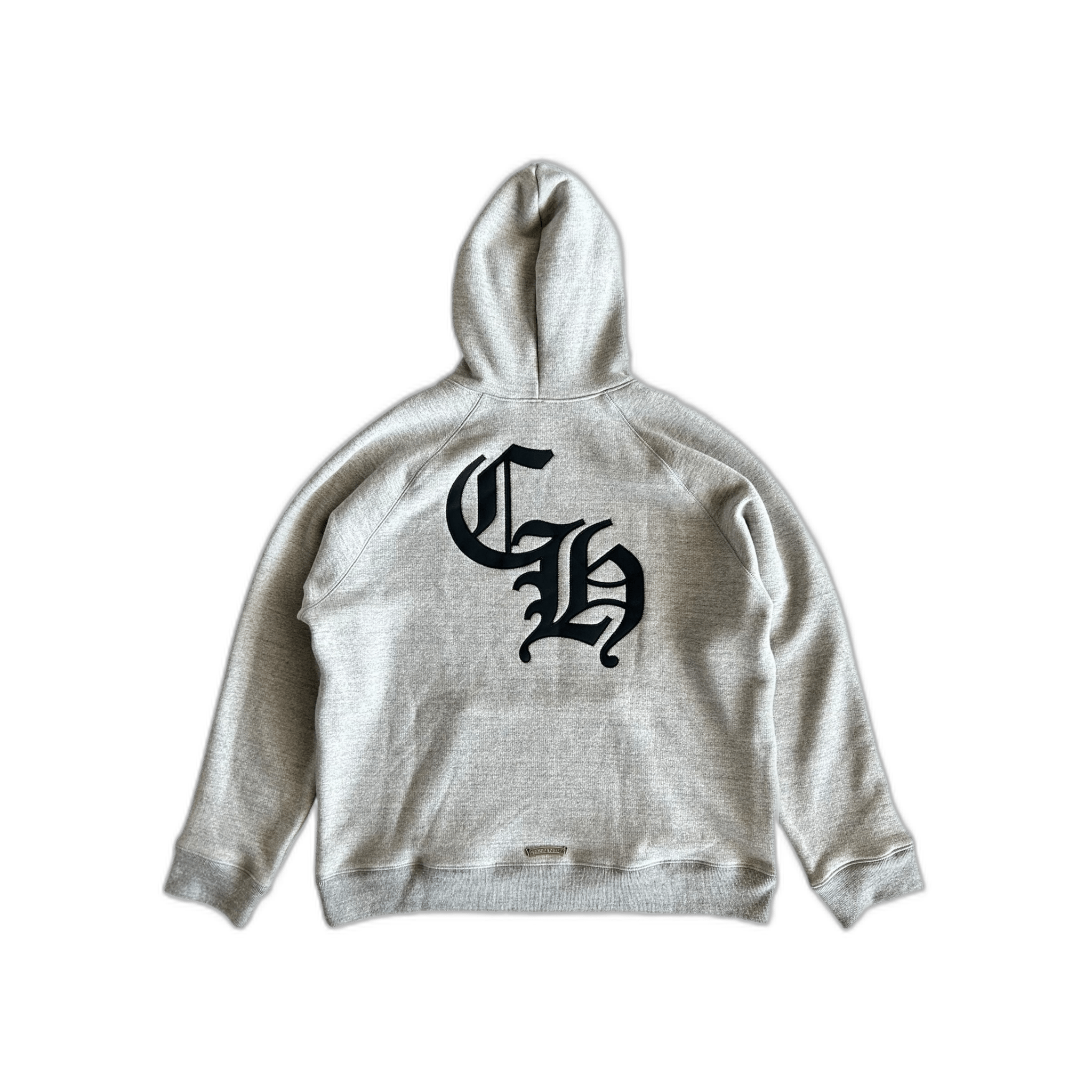 Chrome Hearts Grey & Black Triple Cross CH Logo Embroidered Hoodie - Morely TrendsChrome Hearts Type here:)