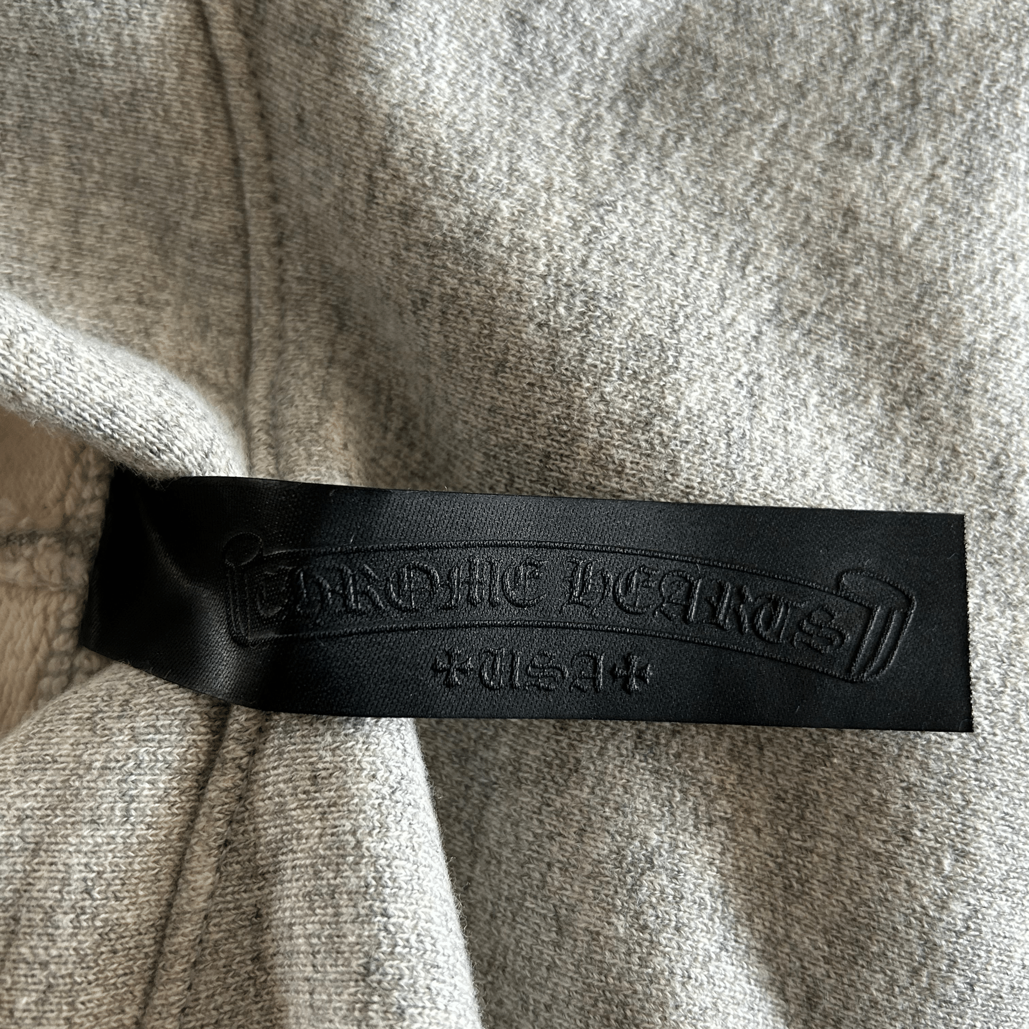 Chrome Hearts Grey & Black Triple Cross CH Logo Embroidered Hoodie - Morely TrendsChrome Hearts Type here:)