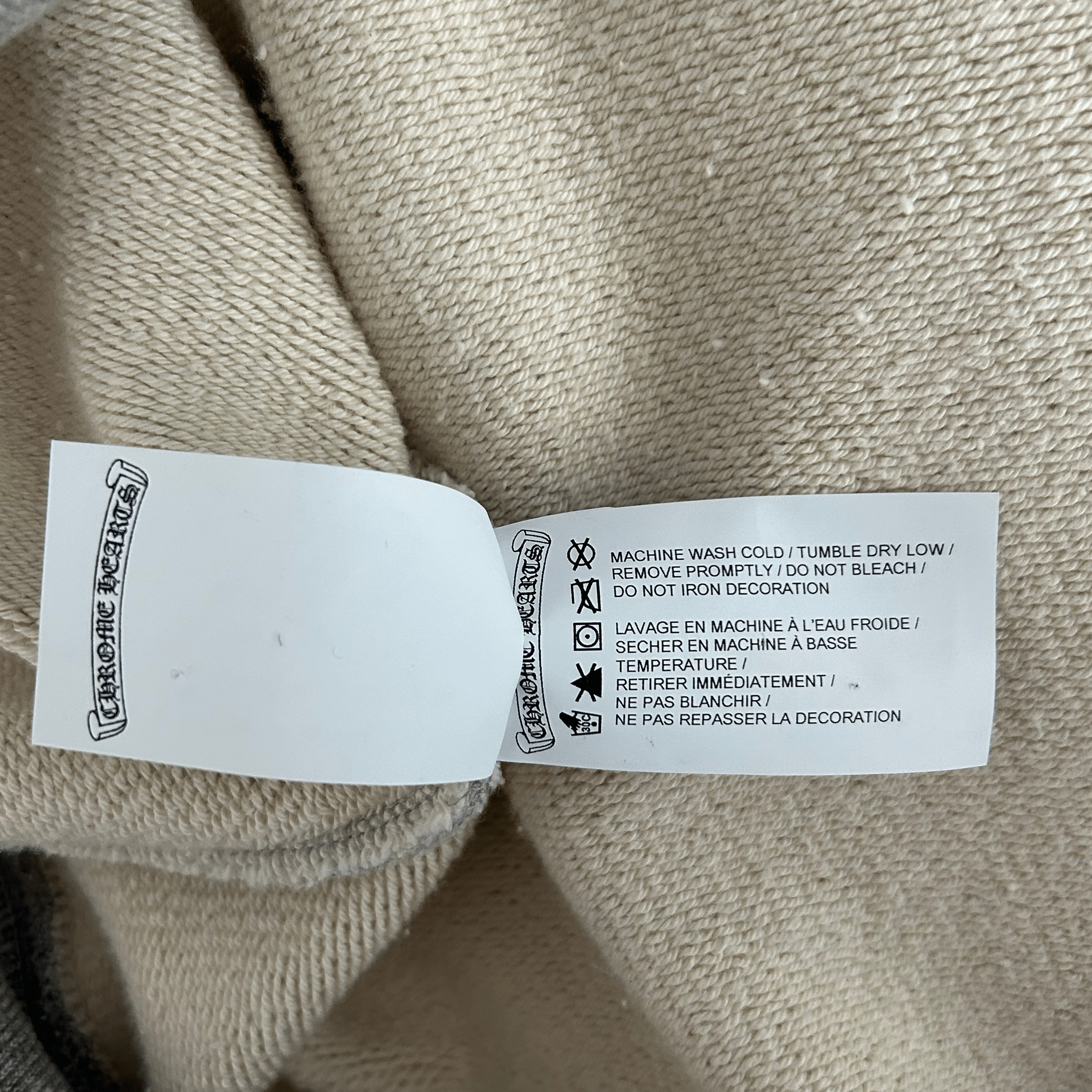 Chrome Hearts Grey & Black Triple Cross CH Logo Embroidered Hoodie - Morely TrendsChrome Hearts Type here:)
