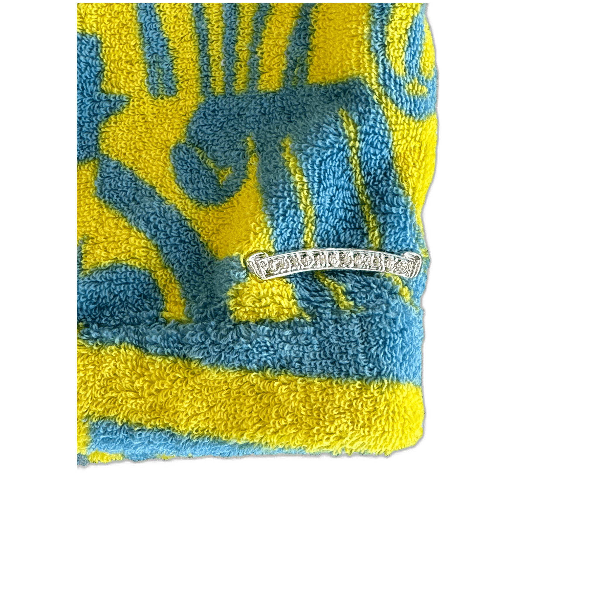 Chrome Hearts Yellow & Blue Print Towel Shorts - Morely TrendsChrome Hearts Type here:)
