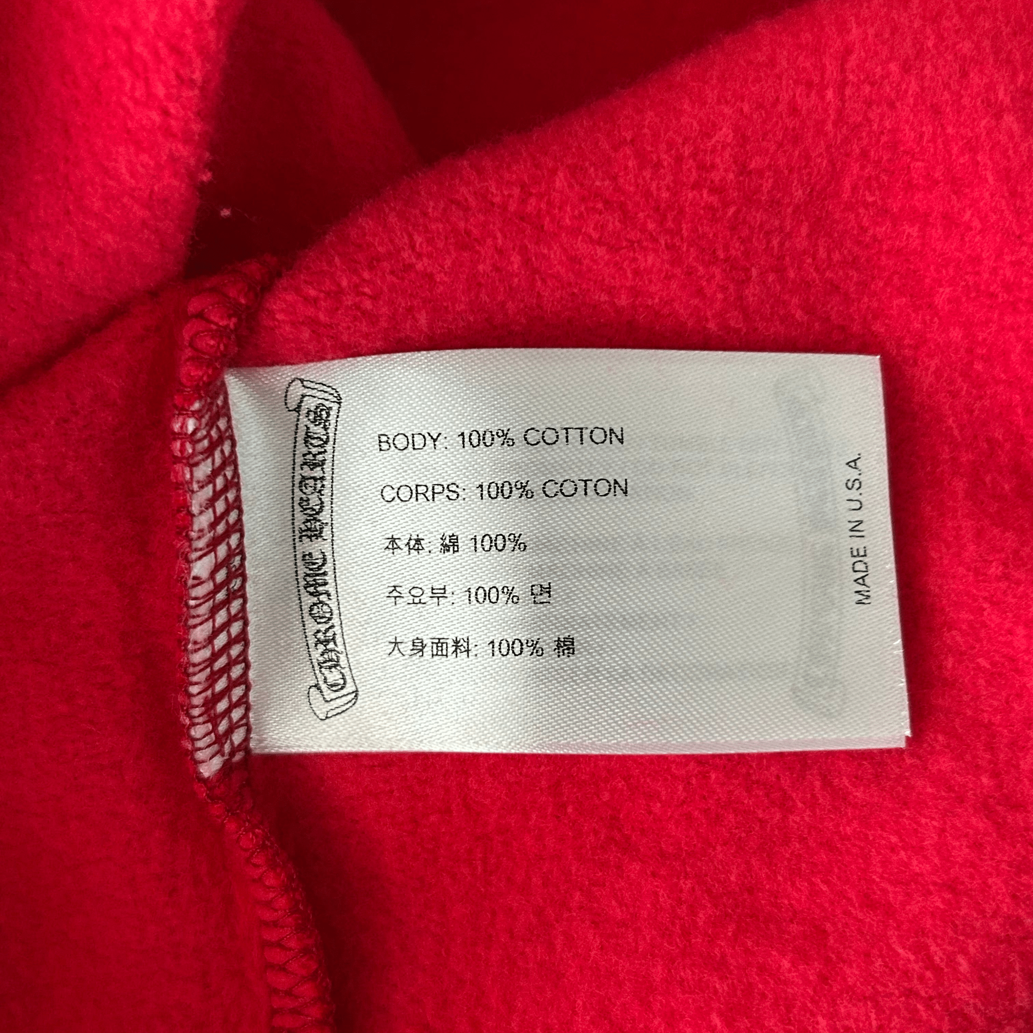 Chrome Hearts Red & White Scroll Logo Hoodie - Morely TrendsChrome Hearts Type here:)