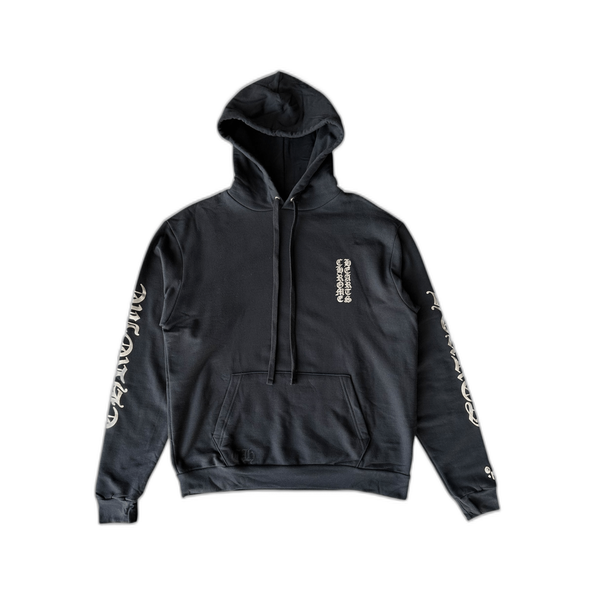 Chrome Hearts Black & Silver Script Logo Hoodie - Morely TrendsChrome Hearts Type here:)