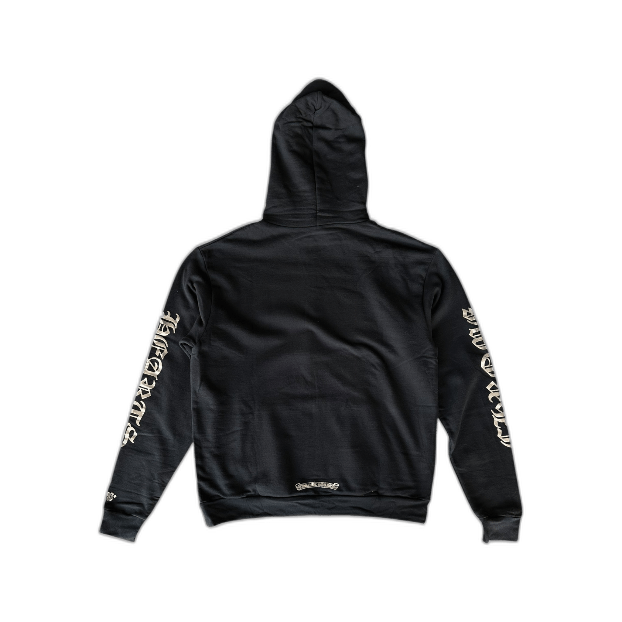 Chrome Hearts Black & Silver Script Logo Hoodie - Morely TrendsChrome Hearts Type here:)