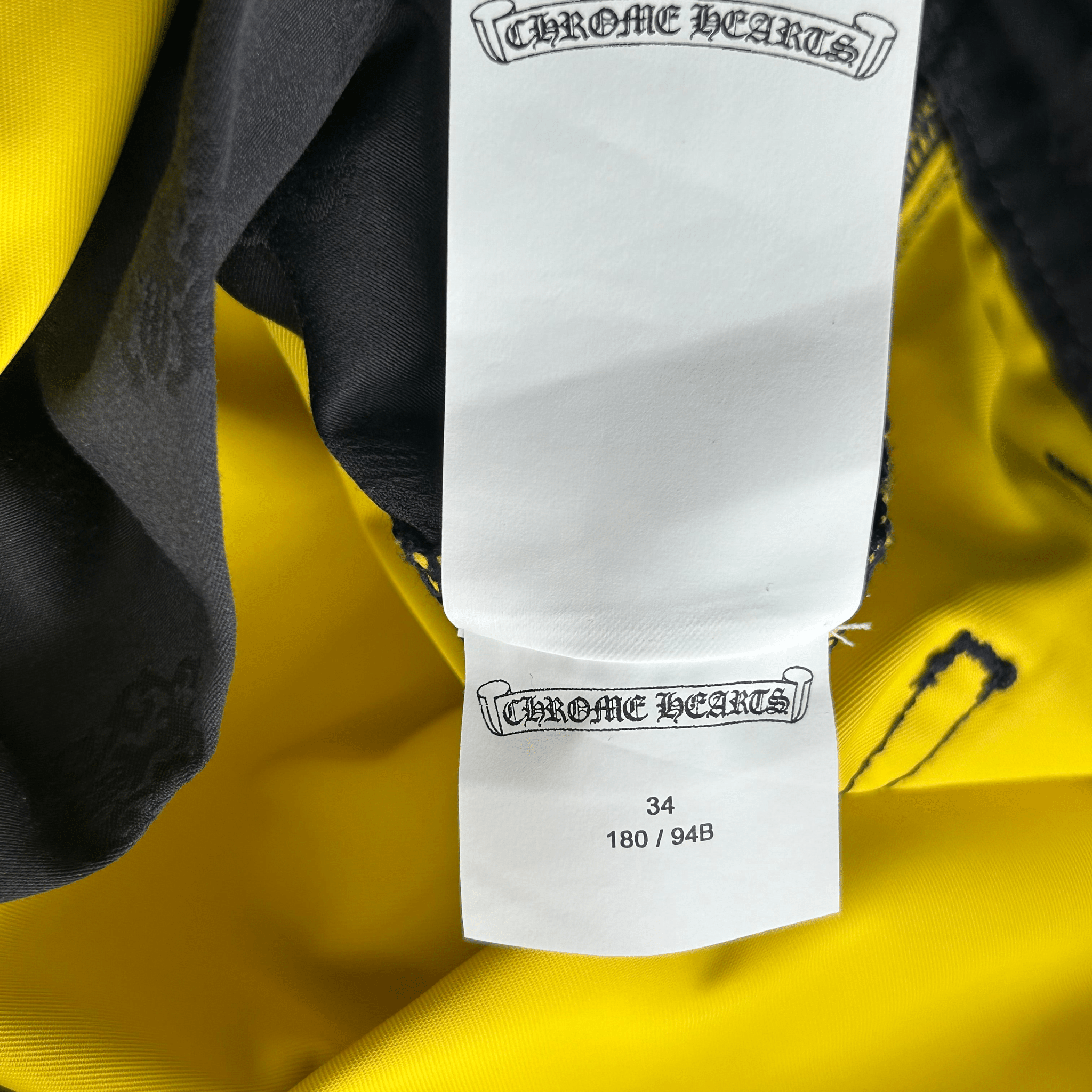 Chrome Hearts Navy Nylon & Leather Carpenter Pants - Morely TrendsChrome Hearts Type here:)