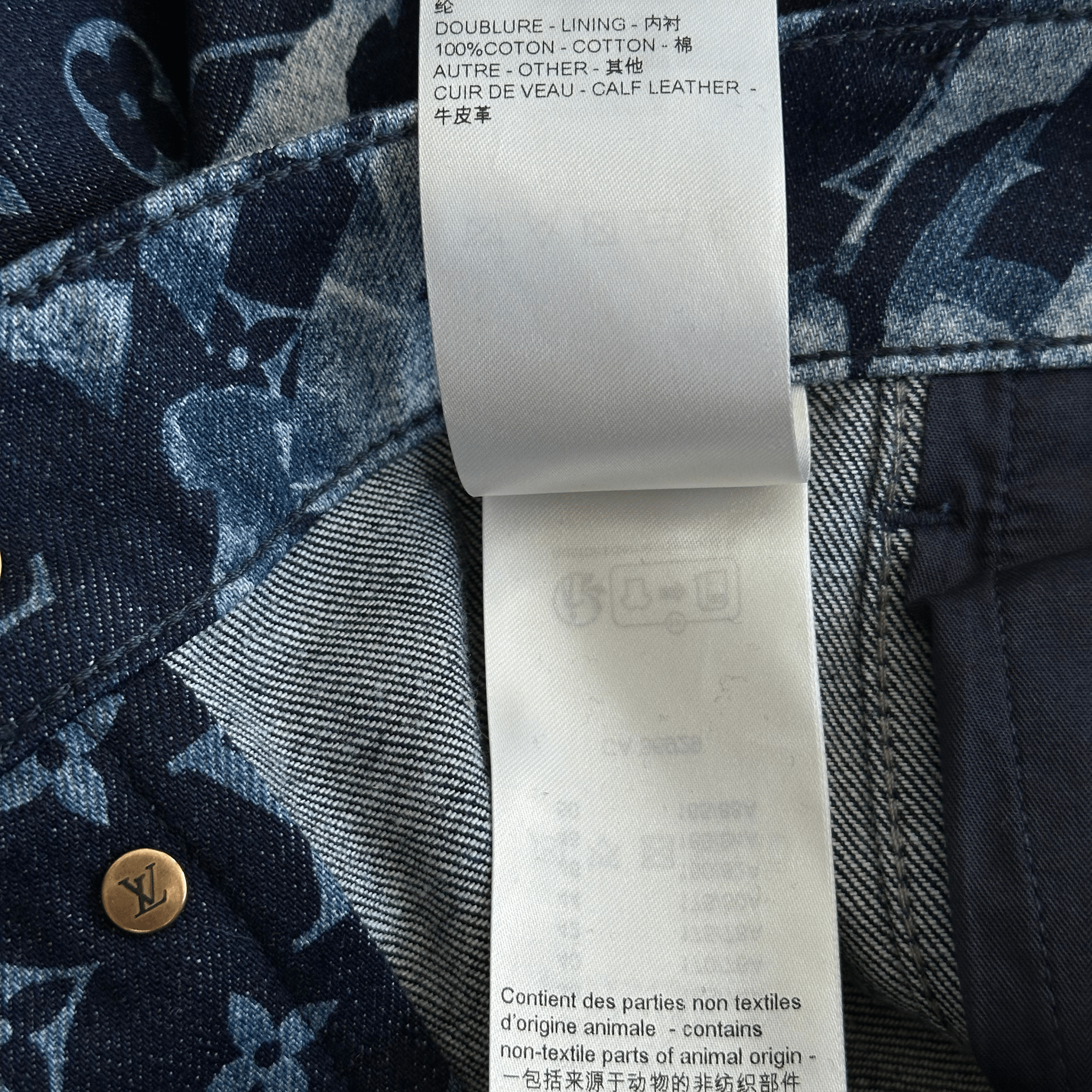 Louis Vuitton Blue Floral Monogram Jeans - Morely TrendsLouis Vuitton Type here:)