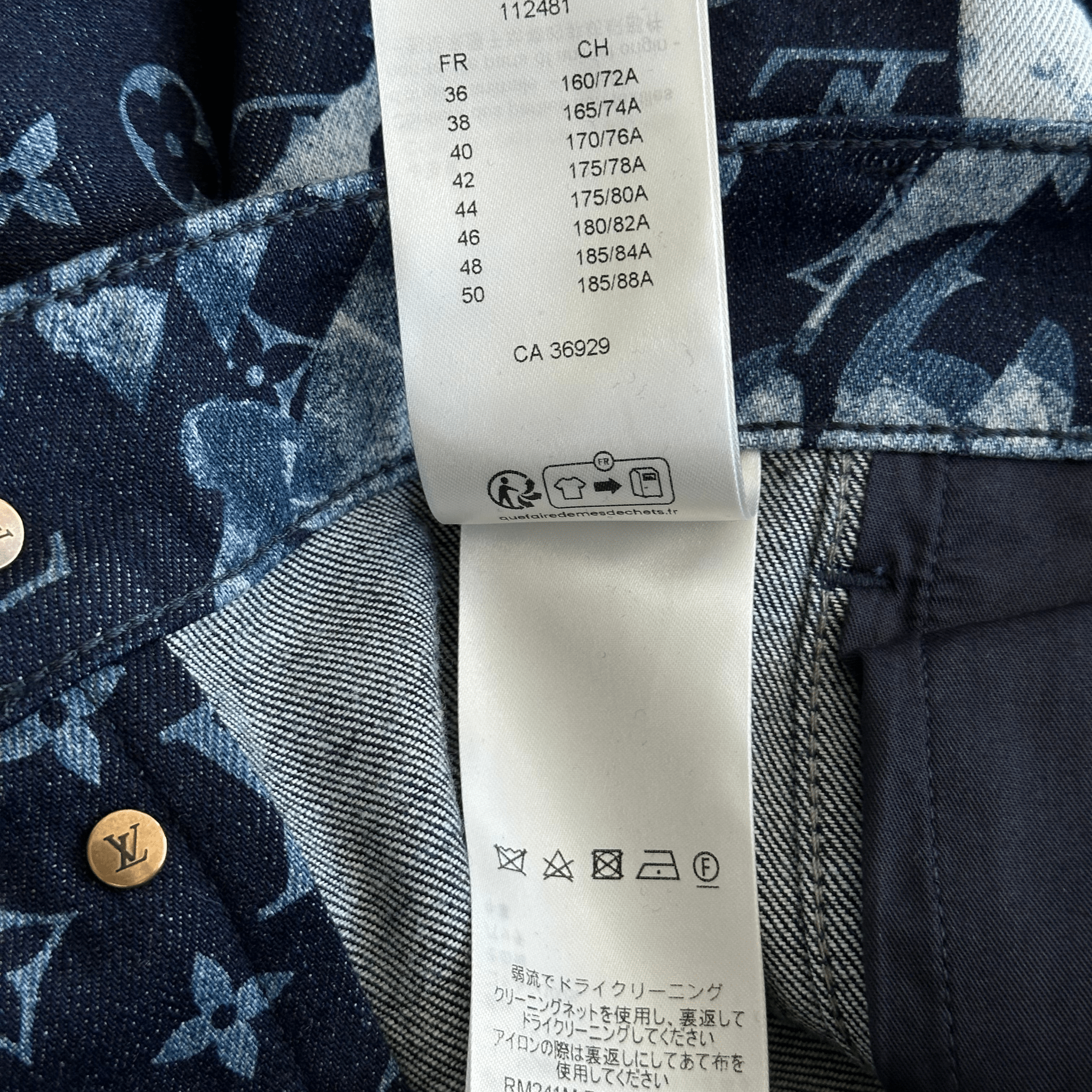 Louis Vuitton Blue Floral Monogram Jeans - Morely TrendsLouis Vuitton Type here:)