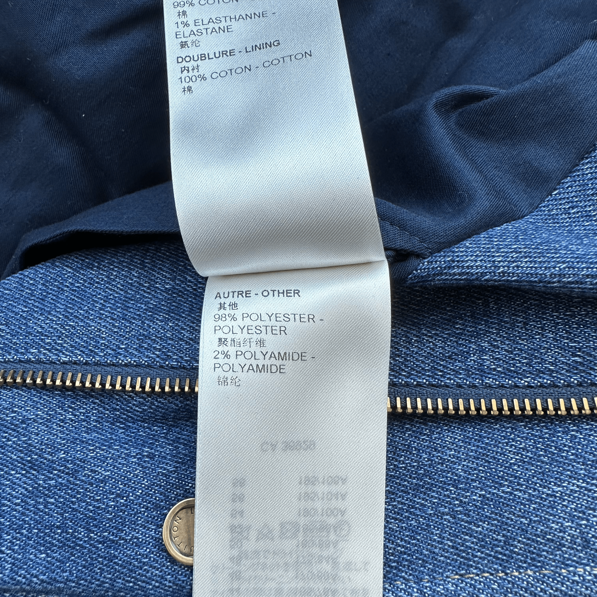 Louis Vuitton Blue Monogram Padded Denim Jacket - Morely TrendsLouis Vuitton Type here:)