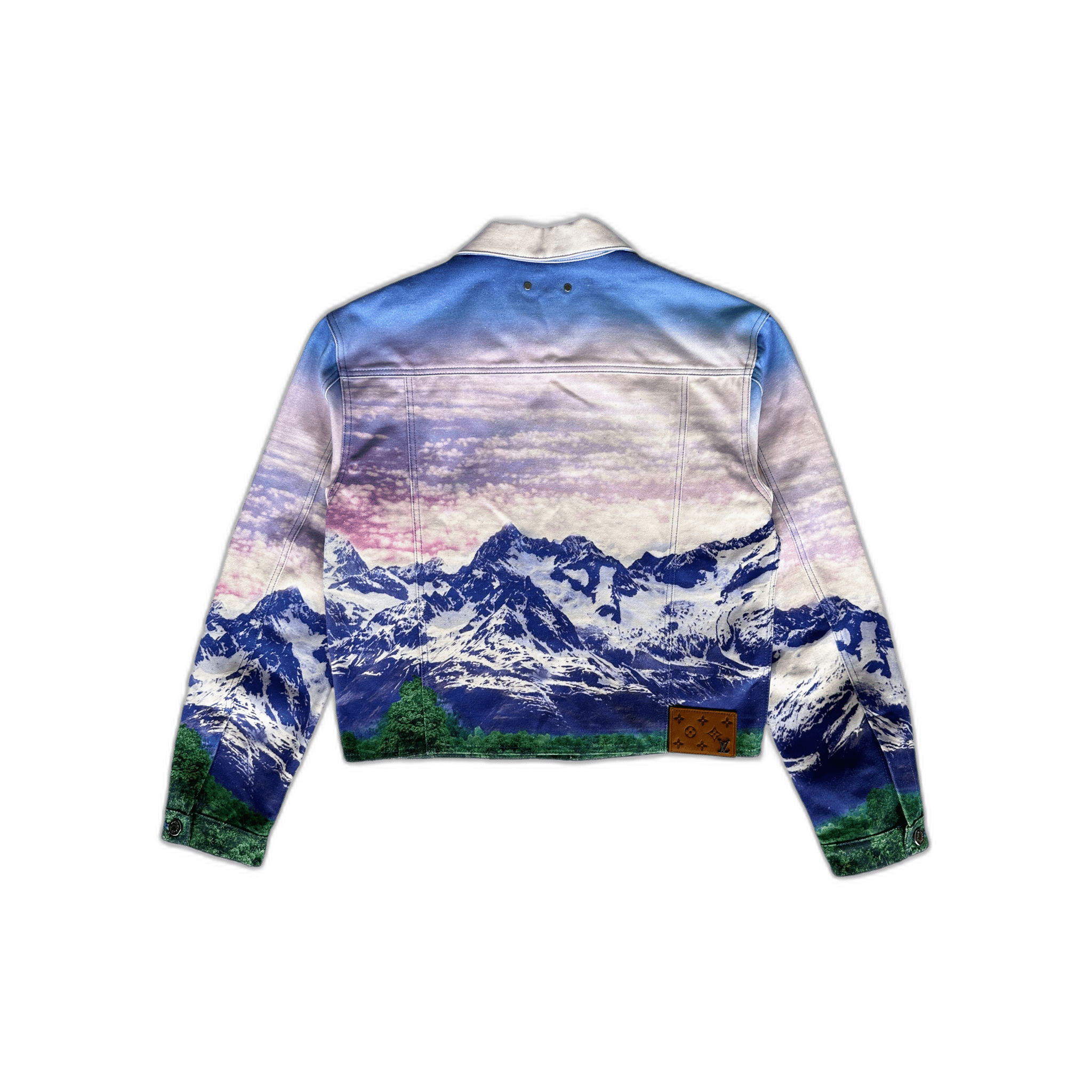 Louis Vuitton Multicolor Landscape Denim Jacket - Morely TrendsLouis Vuitton Type here:)