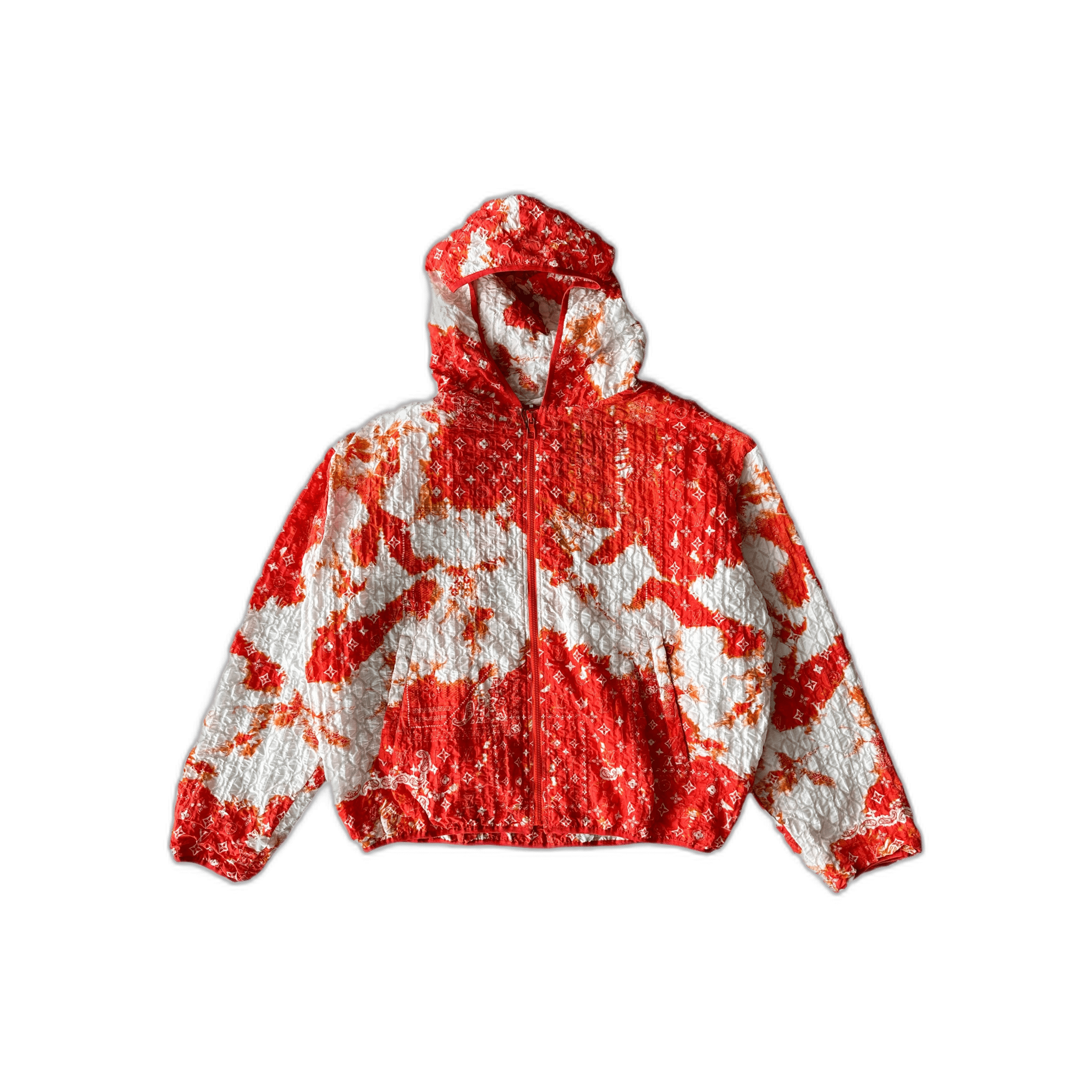 Louis Vuitton Orange Bleached Bandana Monogram Jacket - Morely TrendsLouis Vuitton Type here:)