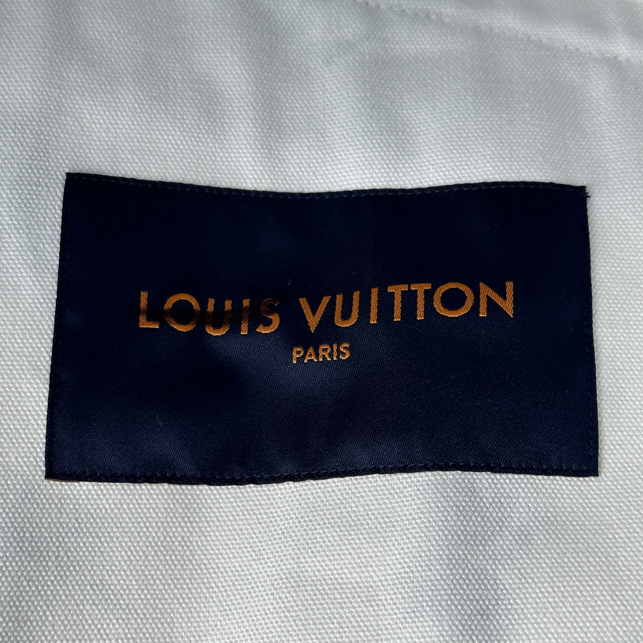 Louis Vuitton Blue Bandana Mixed Leather Jacket - Morely TrendsLouis Vuitton Type here:)
