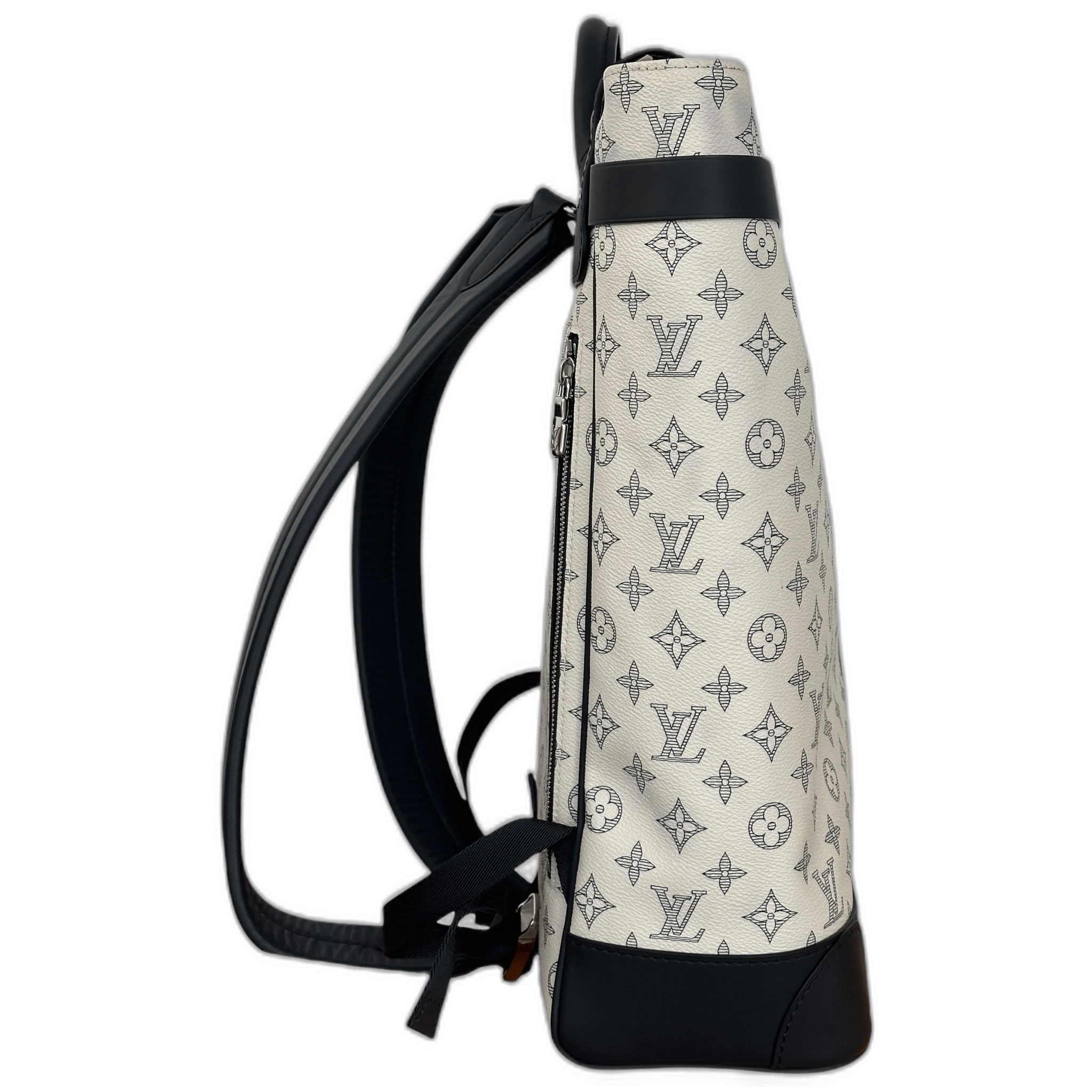 Louis Vuitton Chapman Brothers Cream Monogram Rhino Steamer Backpack - Morely TrendsLouis Vuitton Type here:)