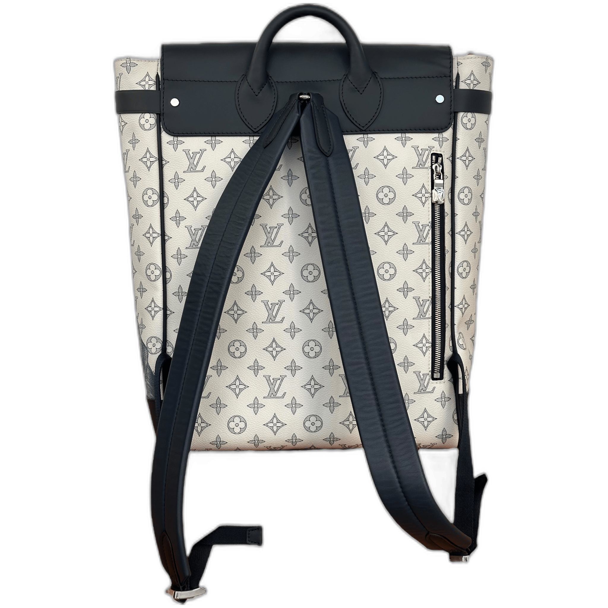 Louis Vuitton Chapman Brothers Cream Monogram Rhino Steamer Backpack - Morely TrendsLouis Vuitton Type here:)
