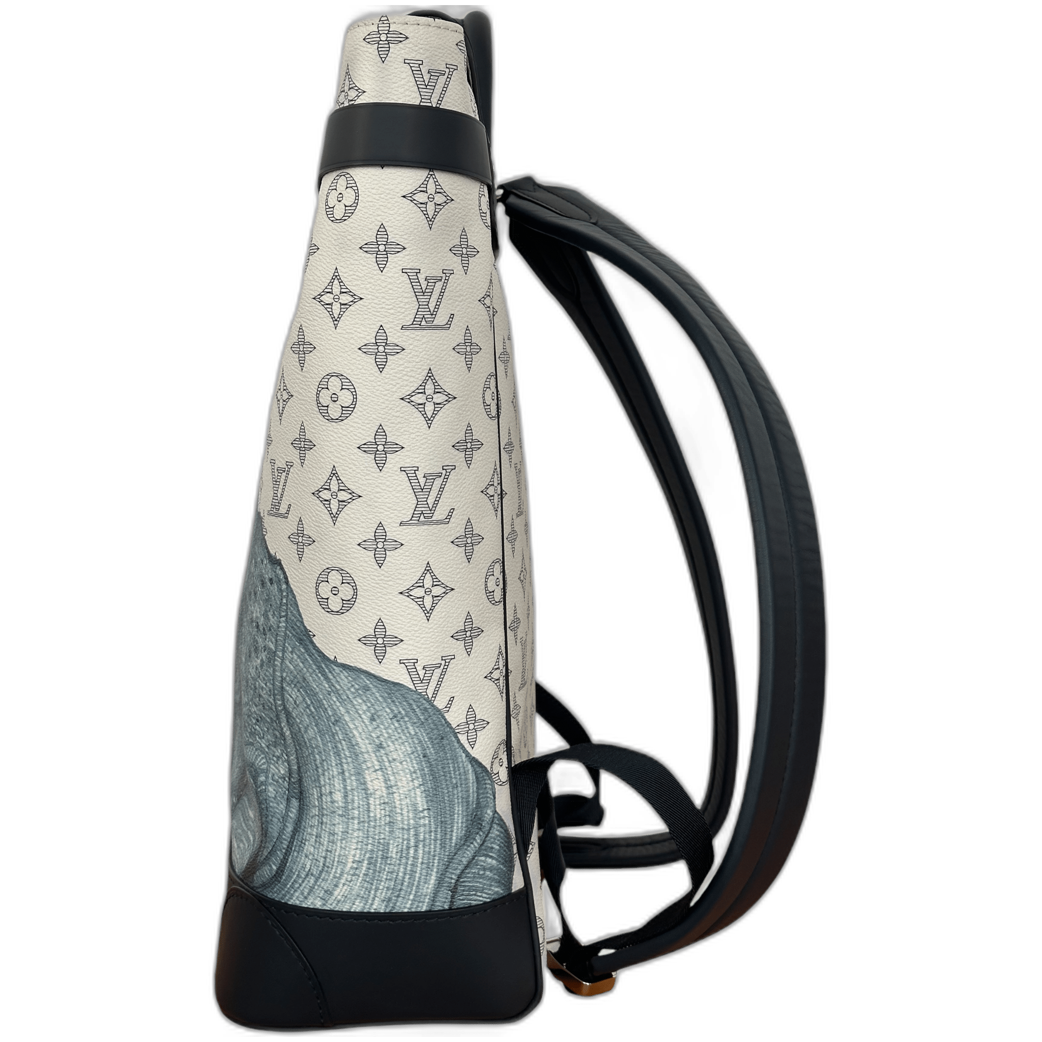 Louis Vuitton Chapman Brothers Cream Monogram Rhino Steamer Backpack - Morely TrendsLouis Vuitton Type here:)