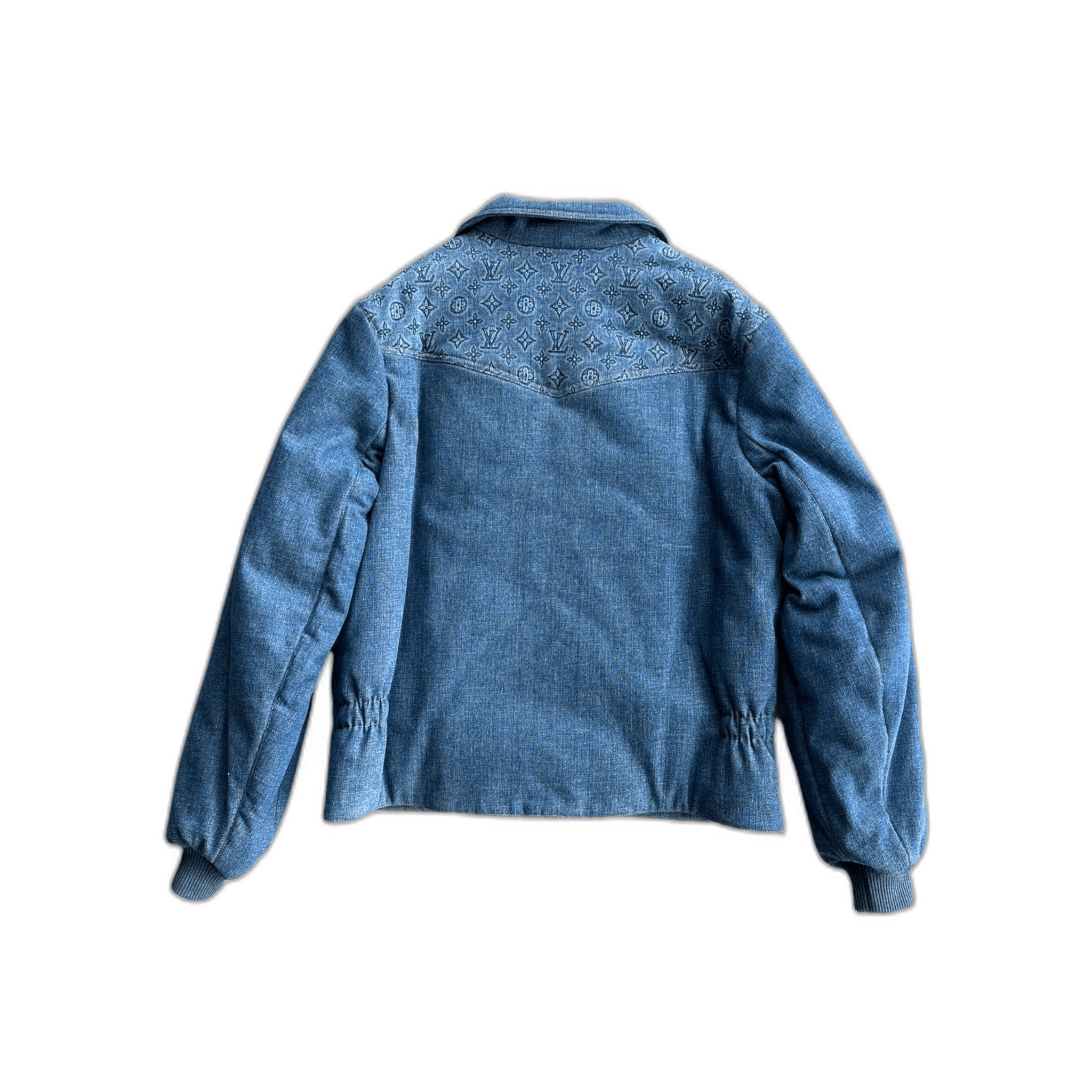 Louis Vuitton Blue Monogram Padded Denim Jacket - Morely TrendsLouis Vuitton Type here:)