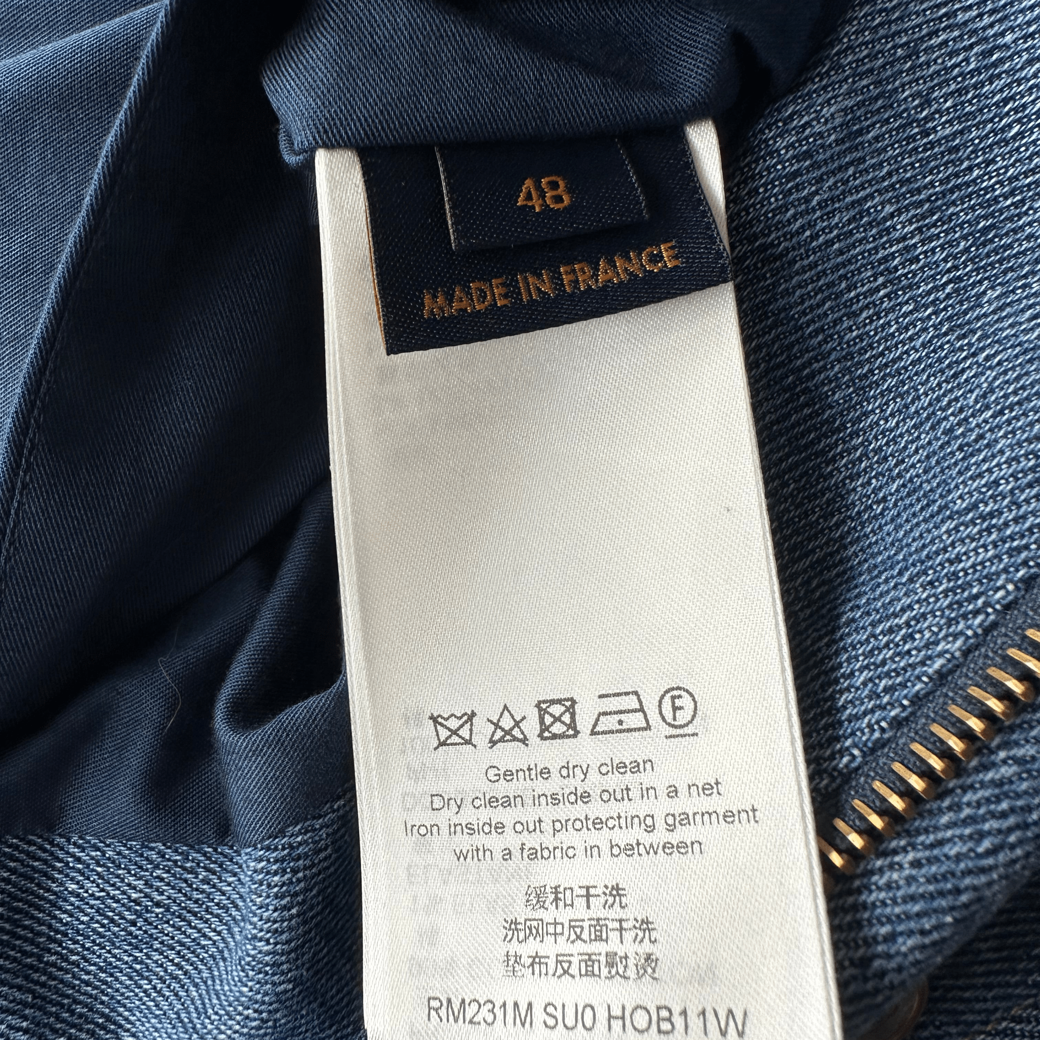 Louis Vuitton Blue Monogram Padded Denim Jacket - Morely TrendsLouis Vuitton Type here:)