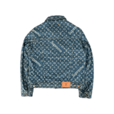 Louis Vuitton Supreme Blue & White Monogram Denim Jacket - Morely TrendsLouis Vuitton Type here:)
