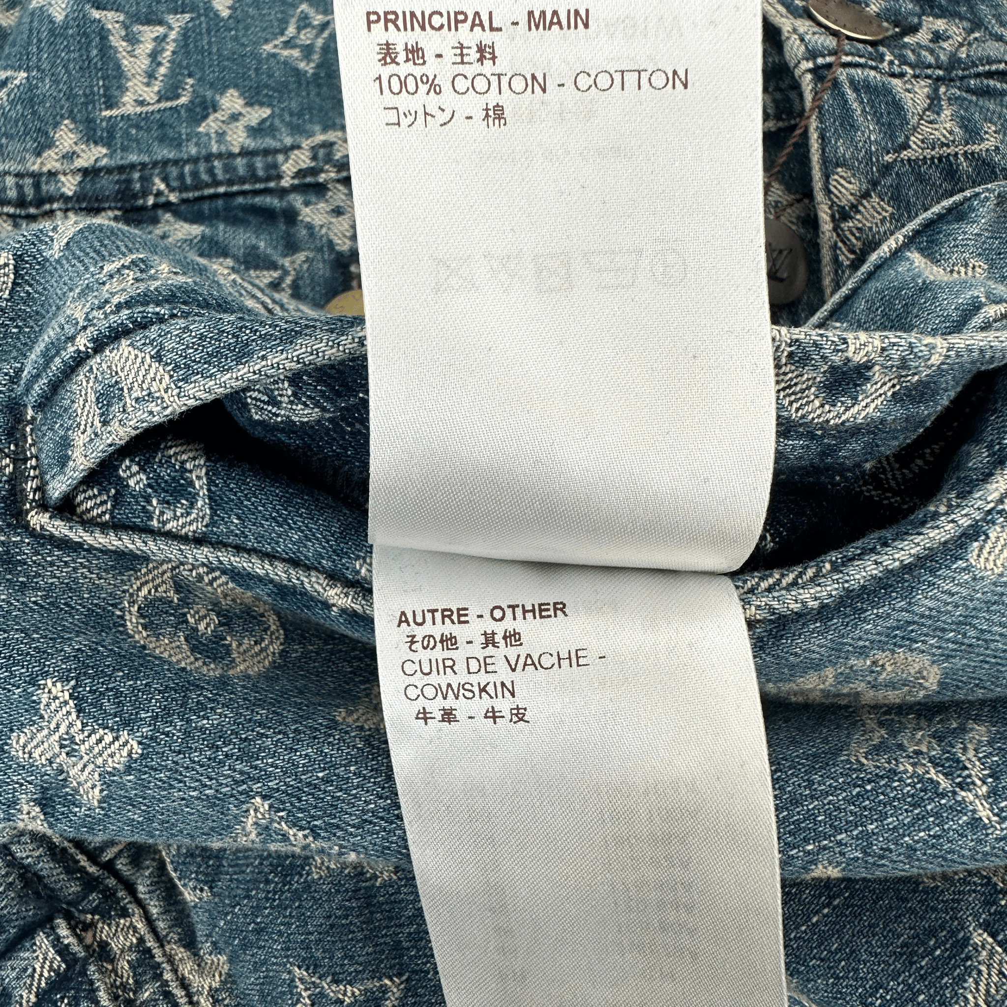 Louis Vuitton Supreme Blue & White Monogram Denim Jacket - Morely TrendsLouis Vuitton Type here:)