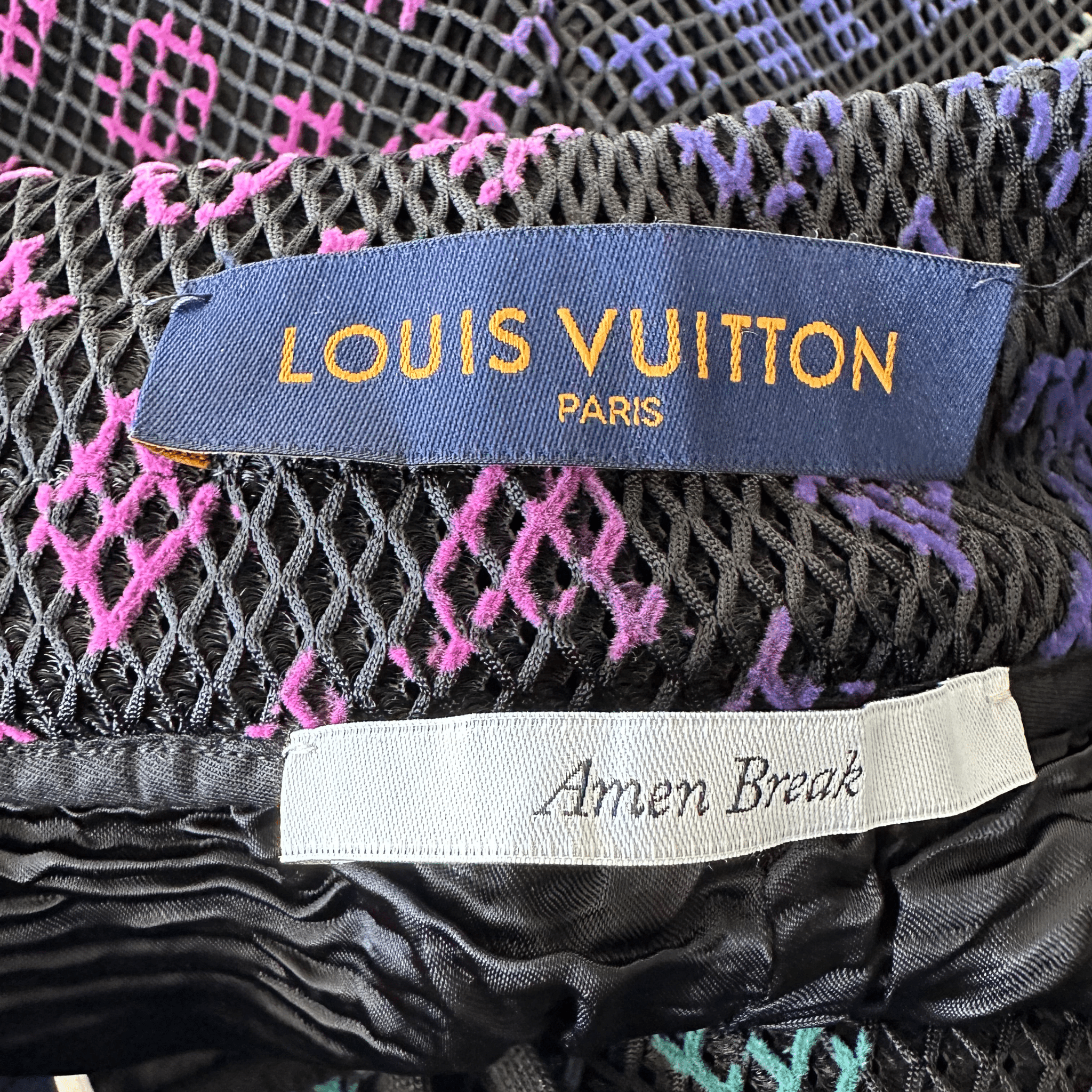 Louis Vuitton Black Rainbow Monogram Mesh Shorts - Morely TrendsLouis Vuitton Type here:)