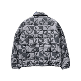 Louis Vuitton Grey & Black Flower Monogram Quilted Jacket - Morely TrendsLouis Vuitton Type here:)