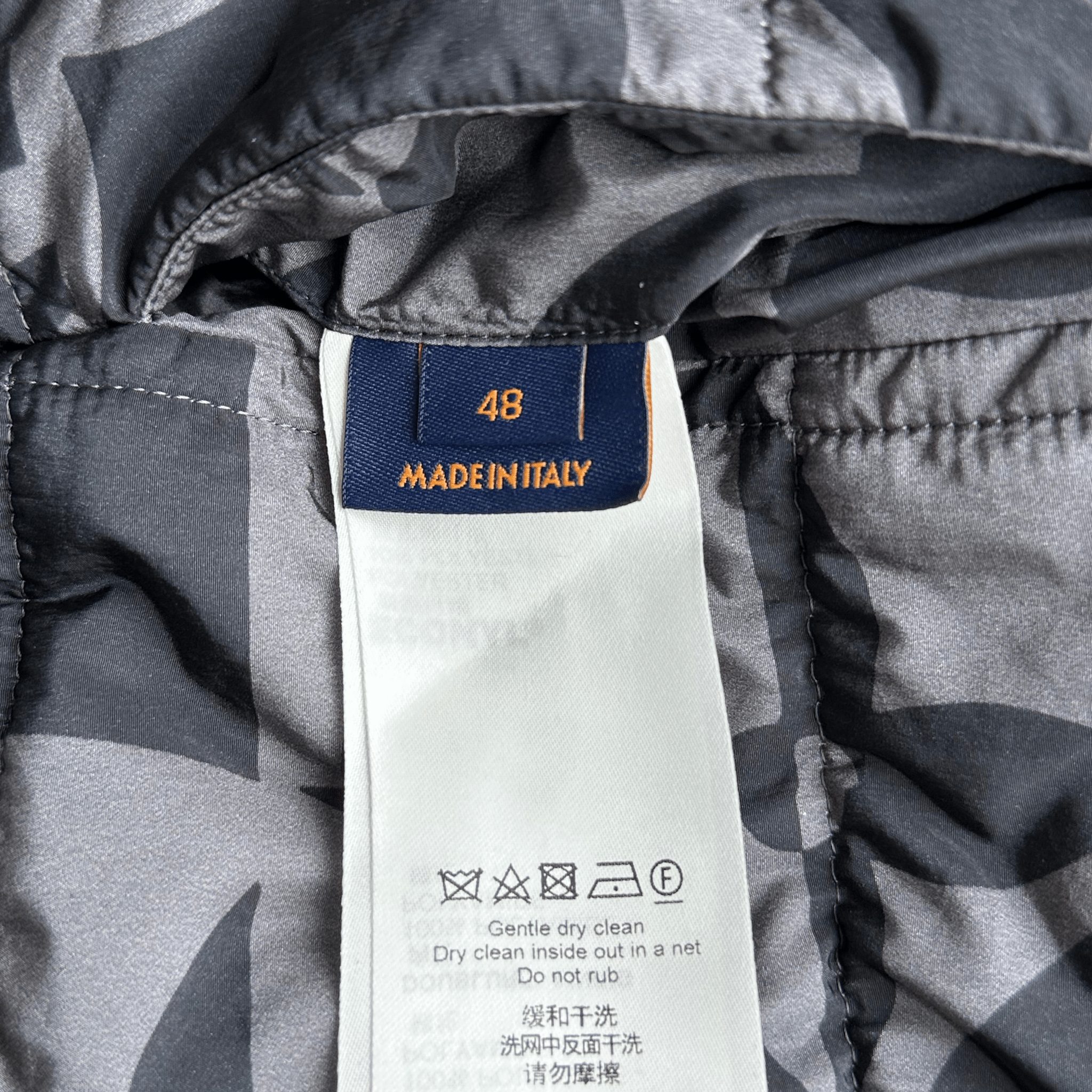 Louis Vuitton Grey & Black Flower Monogram Quilted Jacket - Morely TrendsLouis Vuitton Type here:)