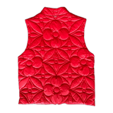 Louis Vuitton Red Flower Monogram Puffer Vest - Morely TrendsLouis Vuitton Type here:)
