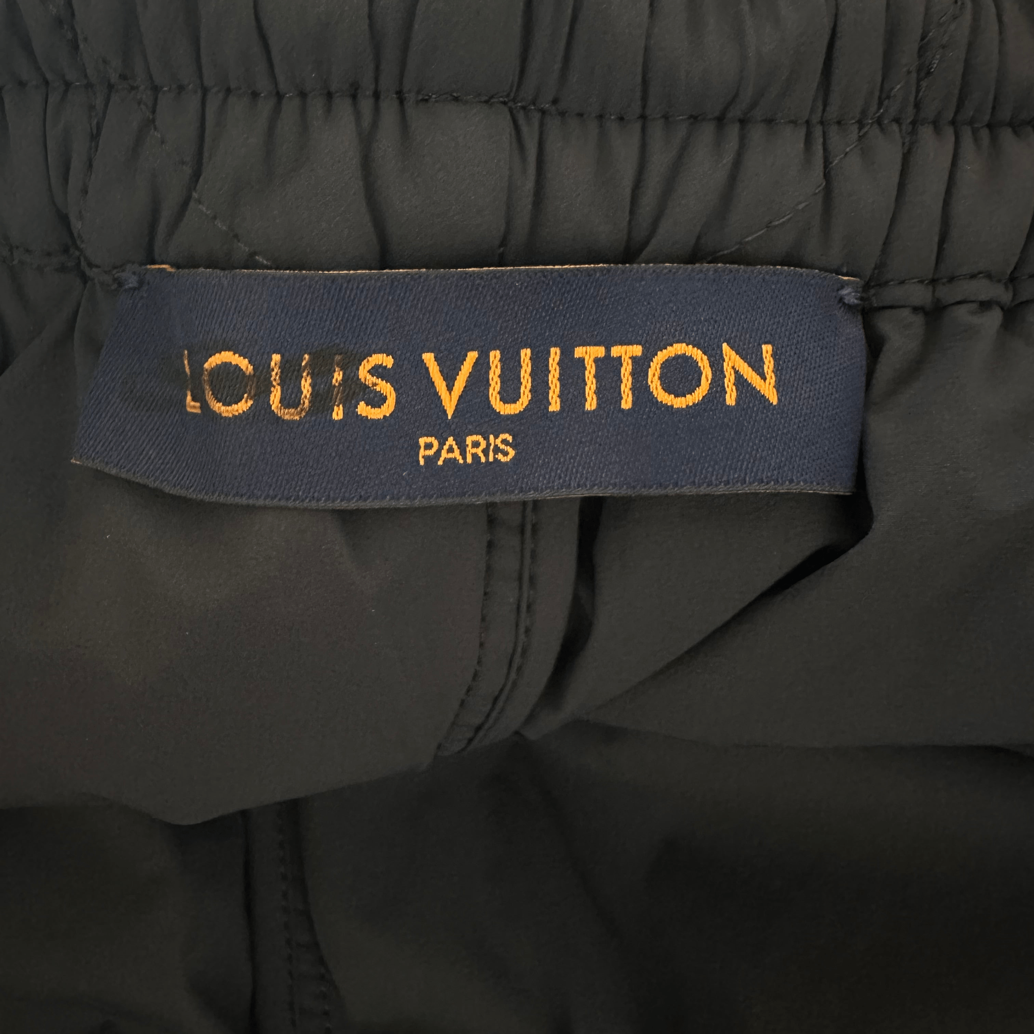 Louis Vuitton Navy Flower Monogram Quilted Trackpants - Morely TrendsLouis Vuitton Type here:)