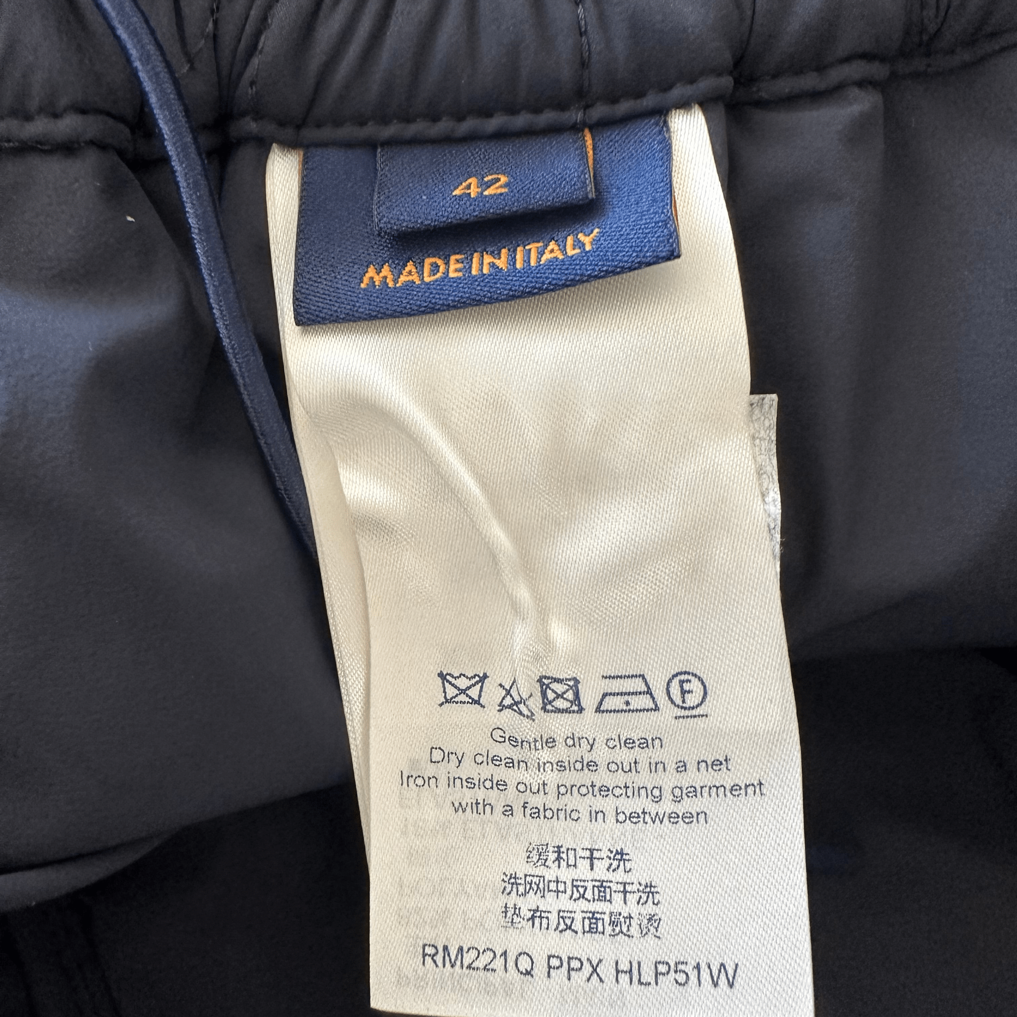 Louis Vuitton Navy Flower Monogram Quilted Trackpants - Morely TrendsLouis Vuitton Type here:)